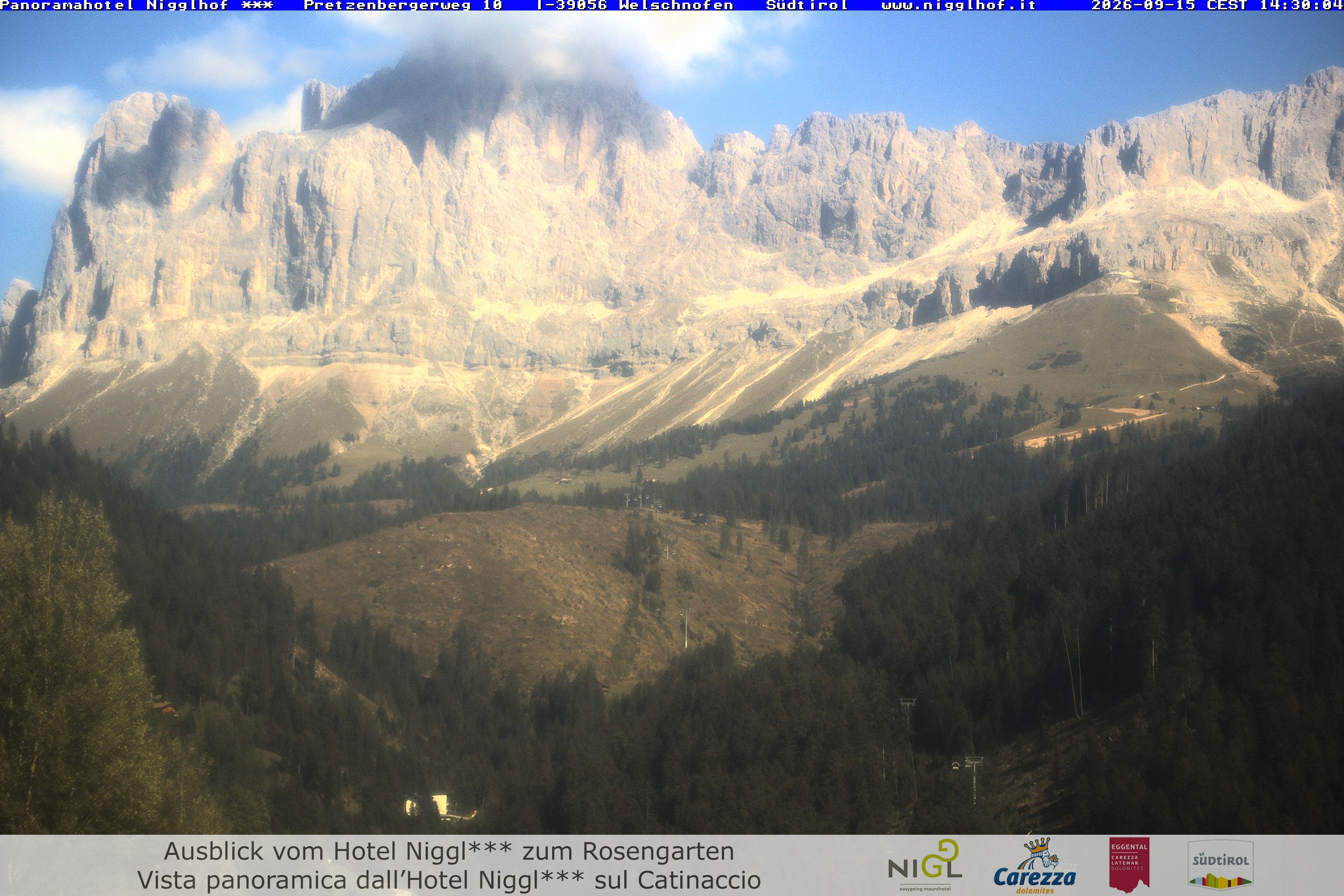 Archiv Foto Webcam Welschnofen: Hotel Nigglhof