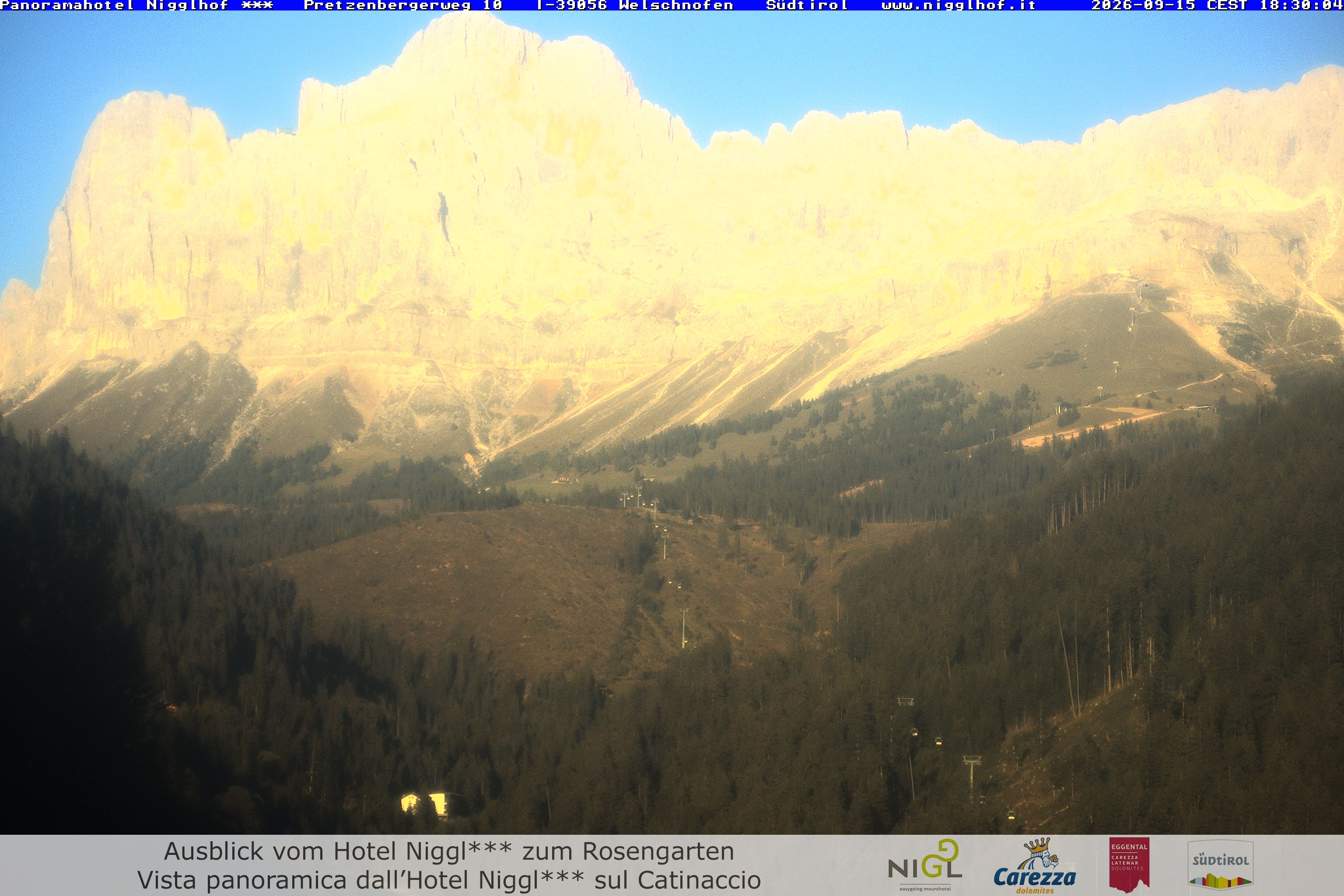 Archiv Foto Webcam Welschnofen: Hotel Nigglhof