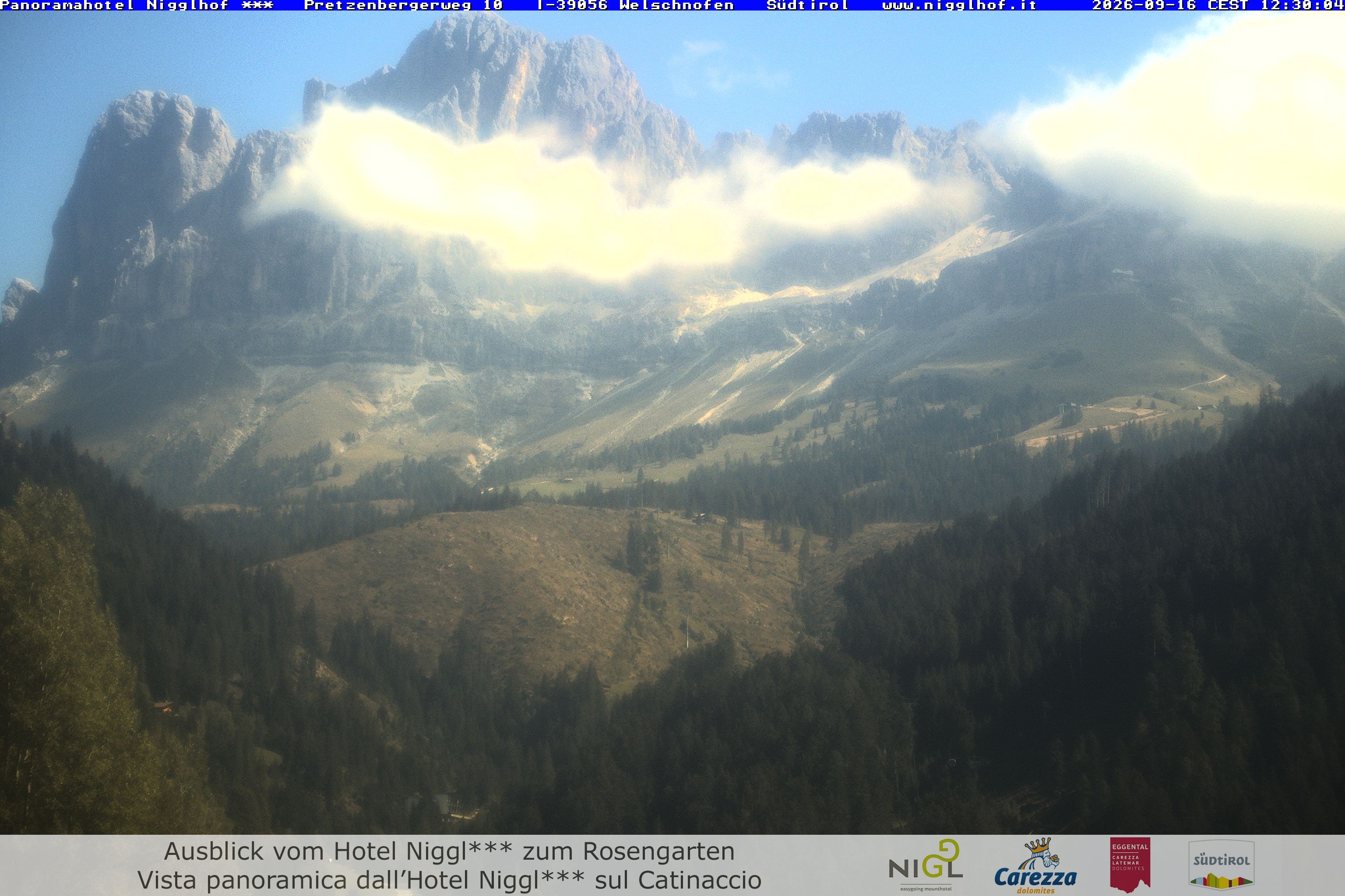 Archiv Foto Webcam Welschnofen: Hotel Nigglhof