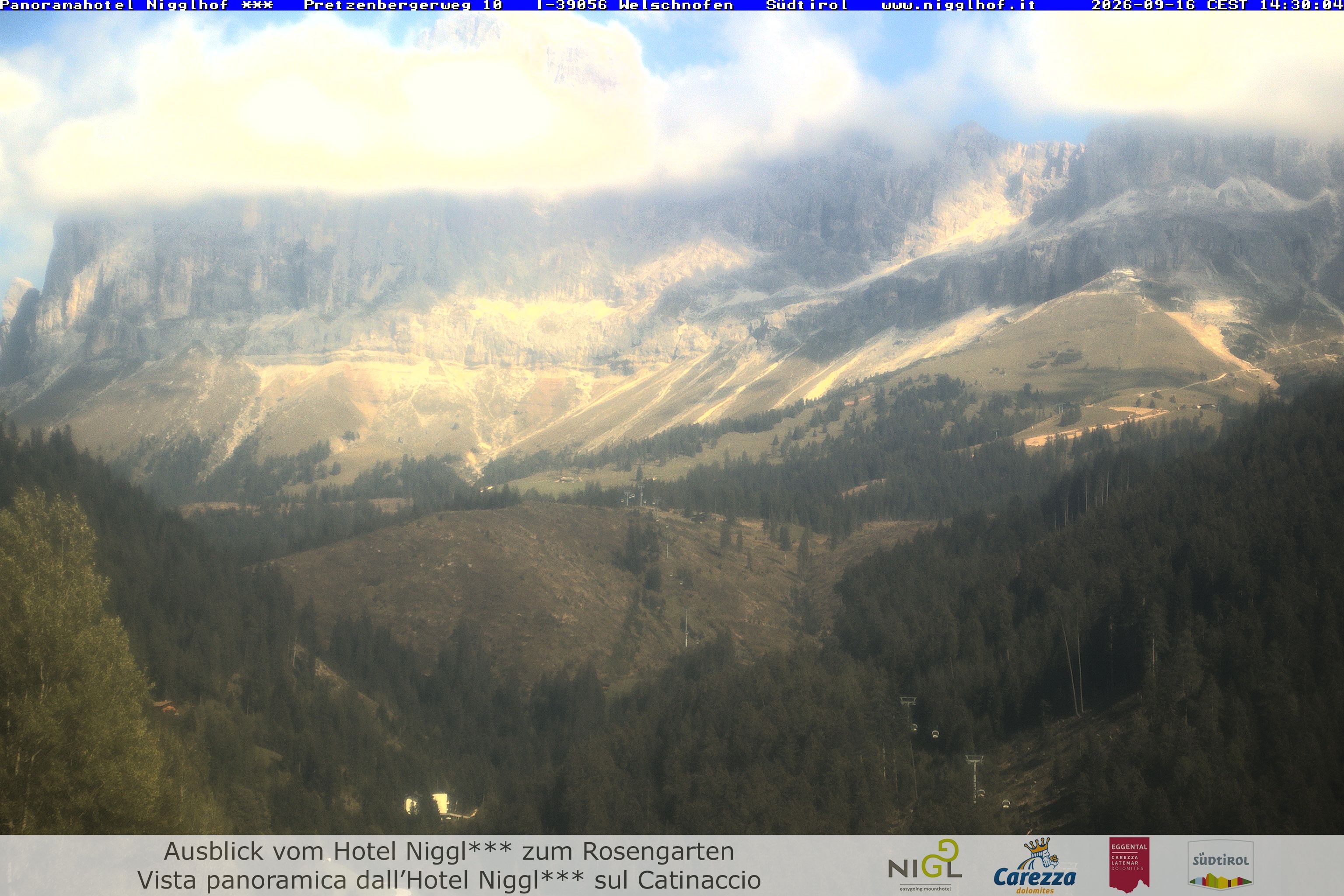 Archiv Foto Webcam Welschnofen: Hotel Nigglhof