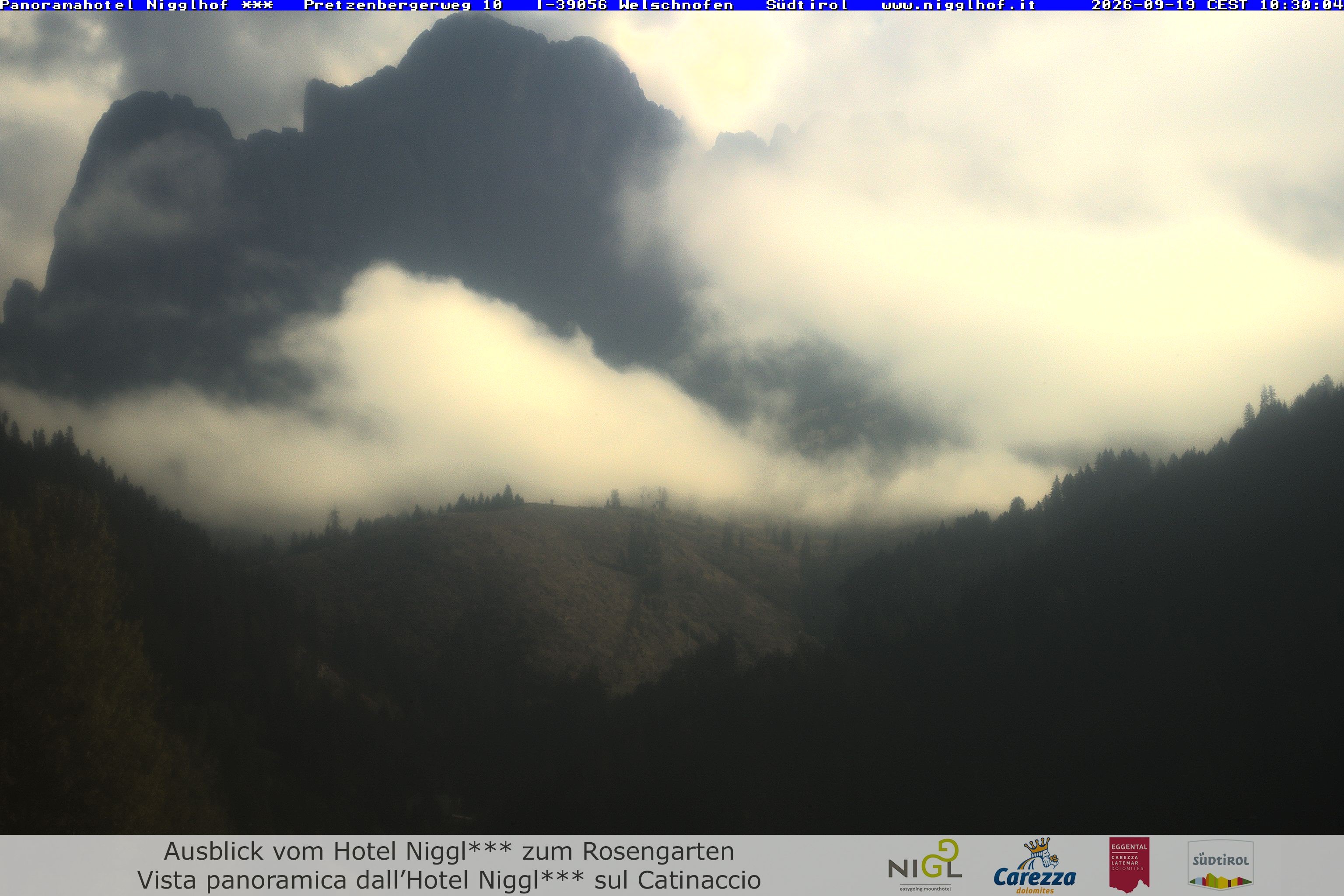Archived image Webcam Welschnofen: Hotel Nigglhof