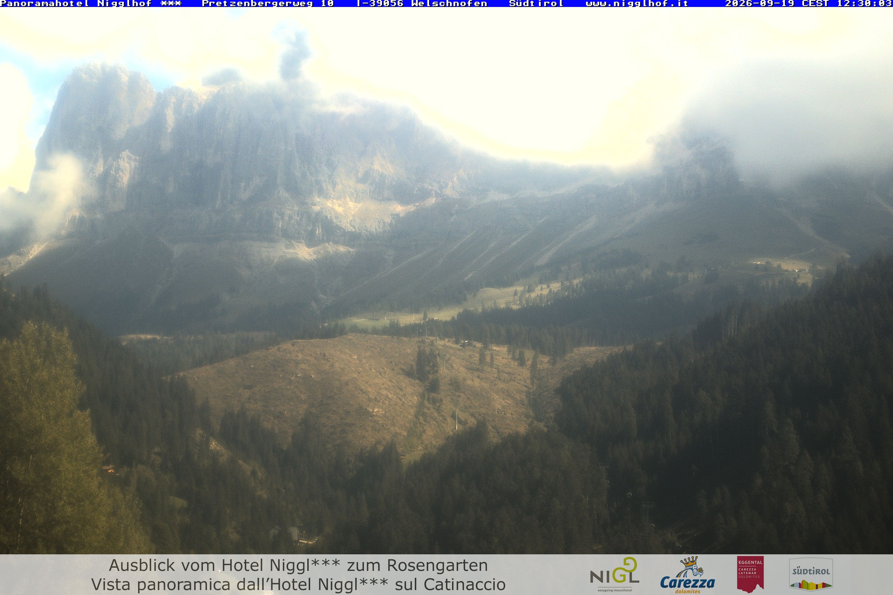 Archived image Webcam Welschnofen: Hotel Nigglhof