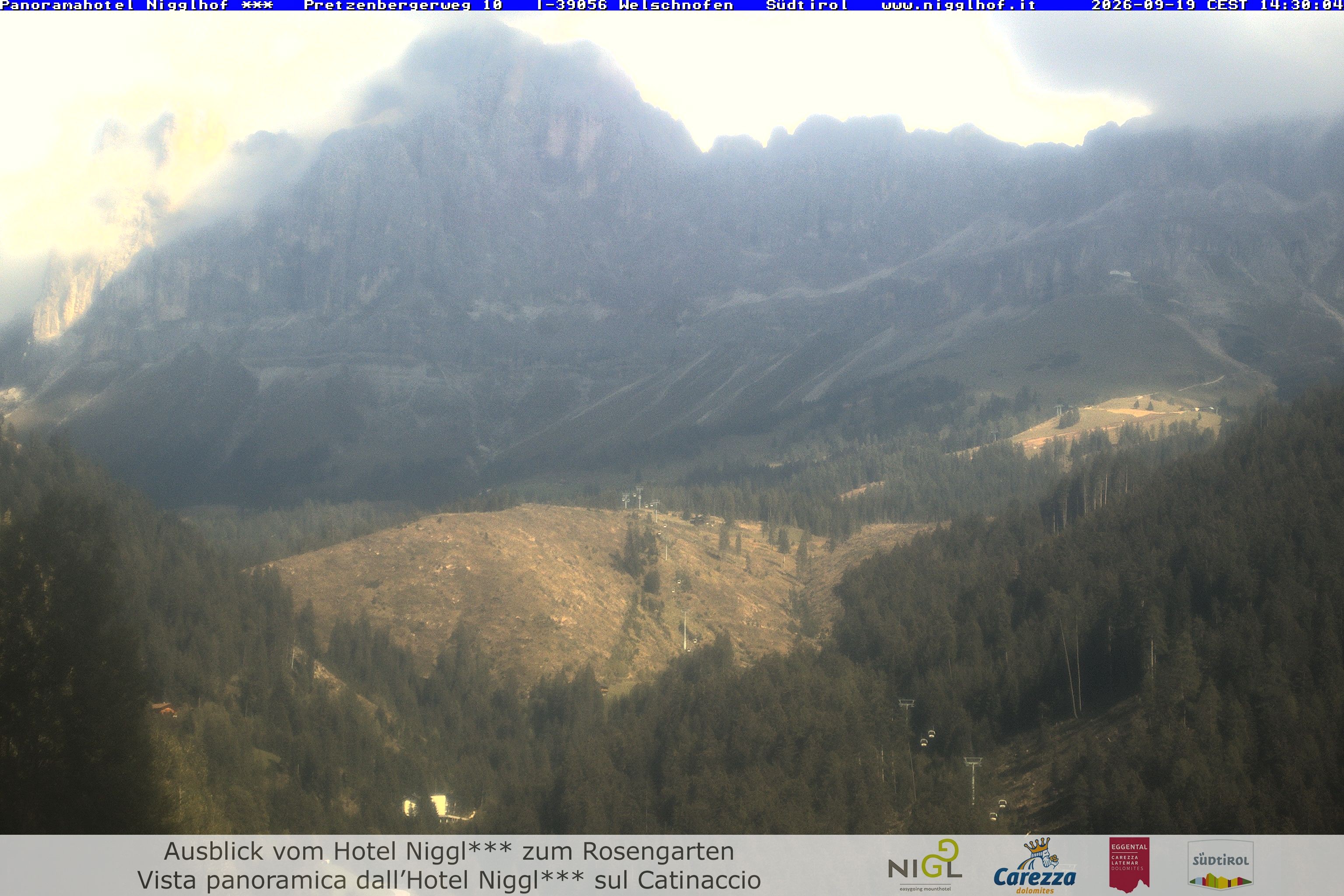 Archived image Webcam Welschnofen: Hotel Nigglhof