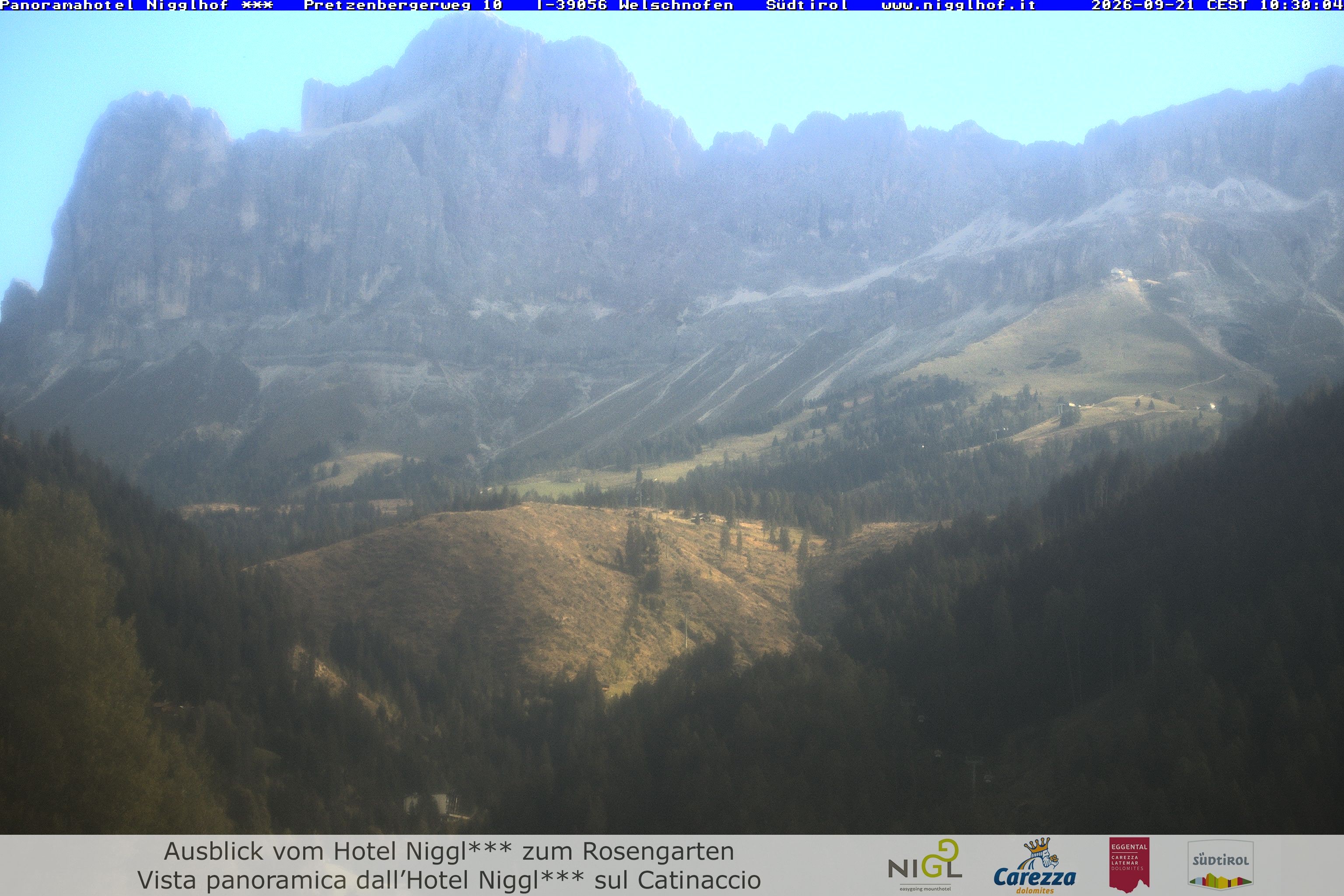 Archived image Webcam Welschnofen: Hotel Nigglhof