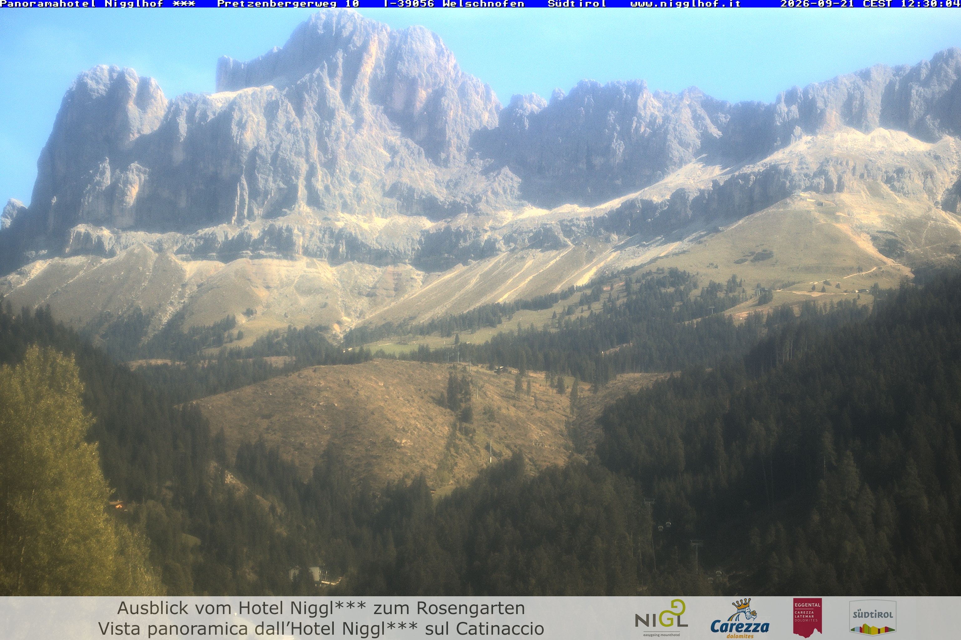 Archived image Webcam Welschnofen: Hotel Nigglhof