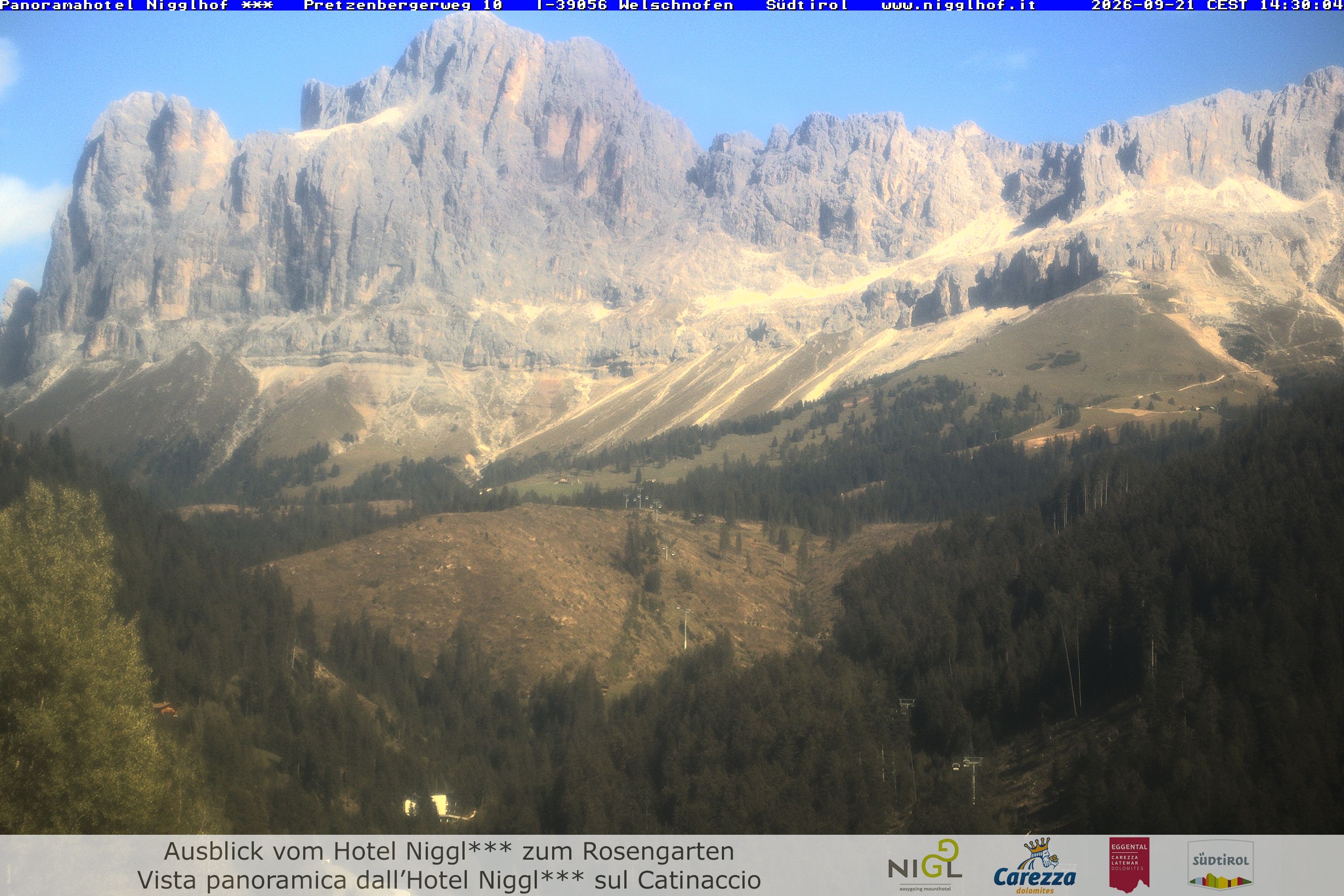 Archived image Webcam Welschnofen: Hotel Nigglhof