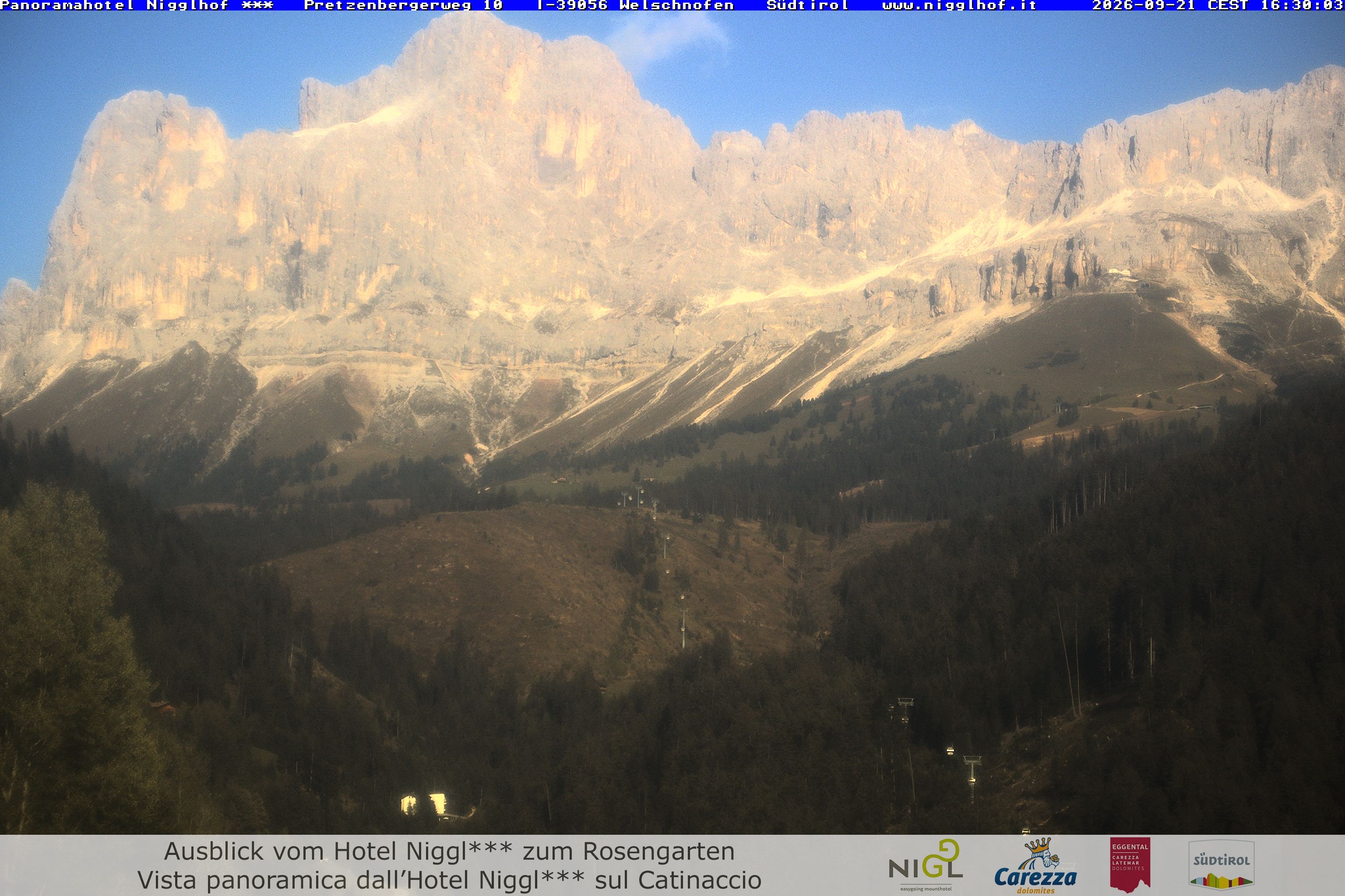 Archived image Webcam Welschnofen: Hotel Nigglhof