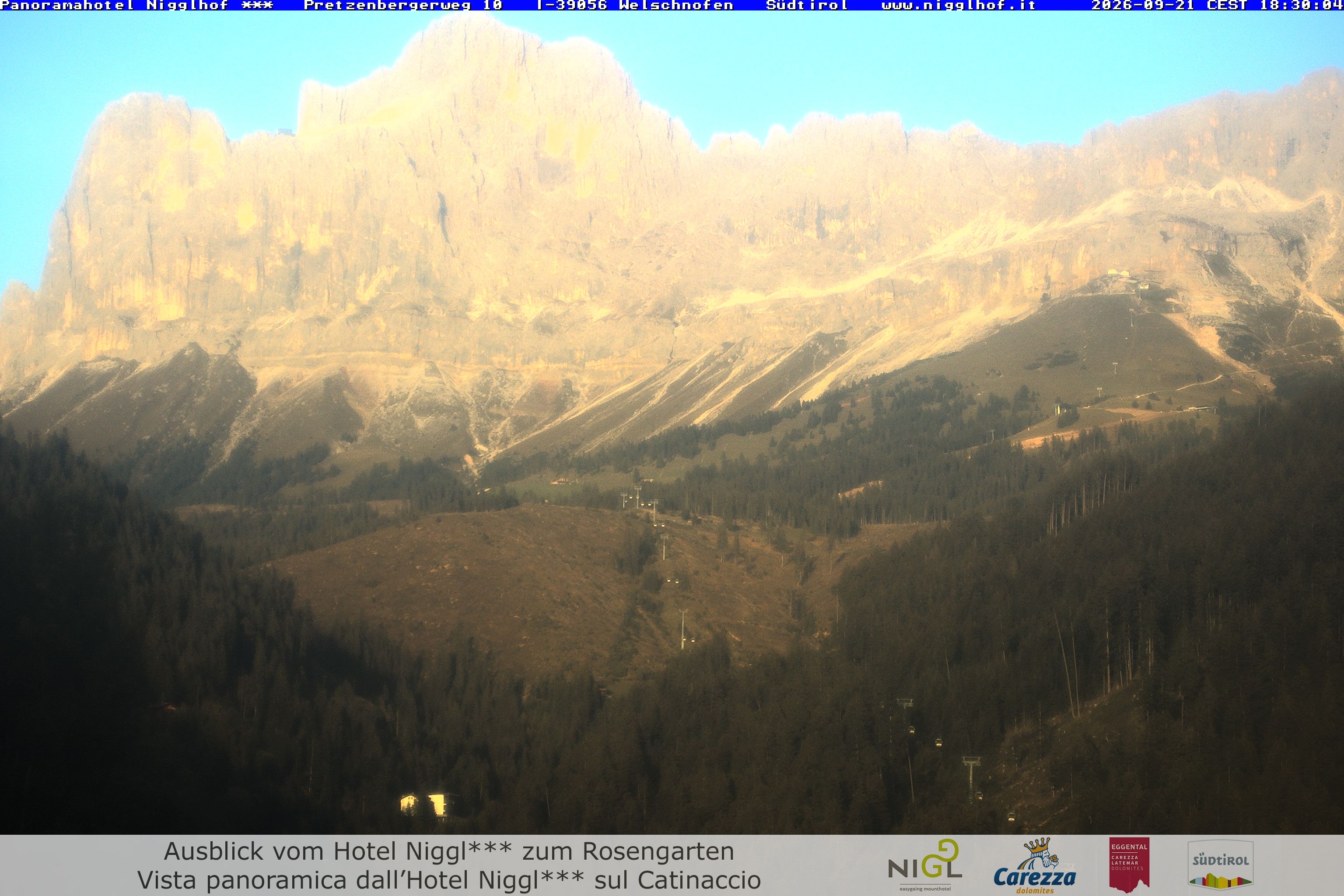 Archiv Foto Webcam Welschnofen: Hotel Nigglhof
