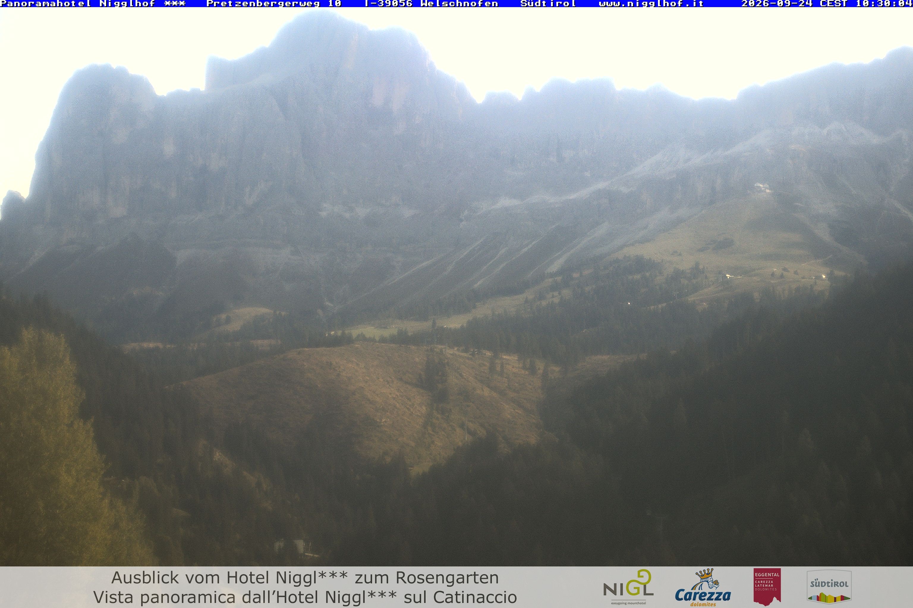 Archived image Webcam Welschnofen: Hotel Nigglhof