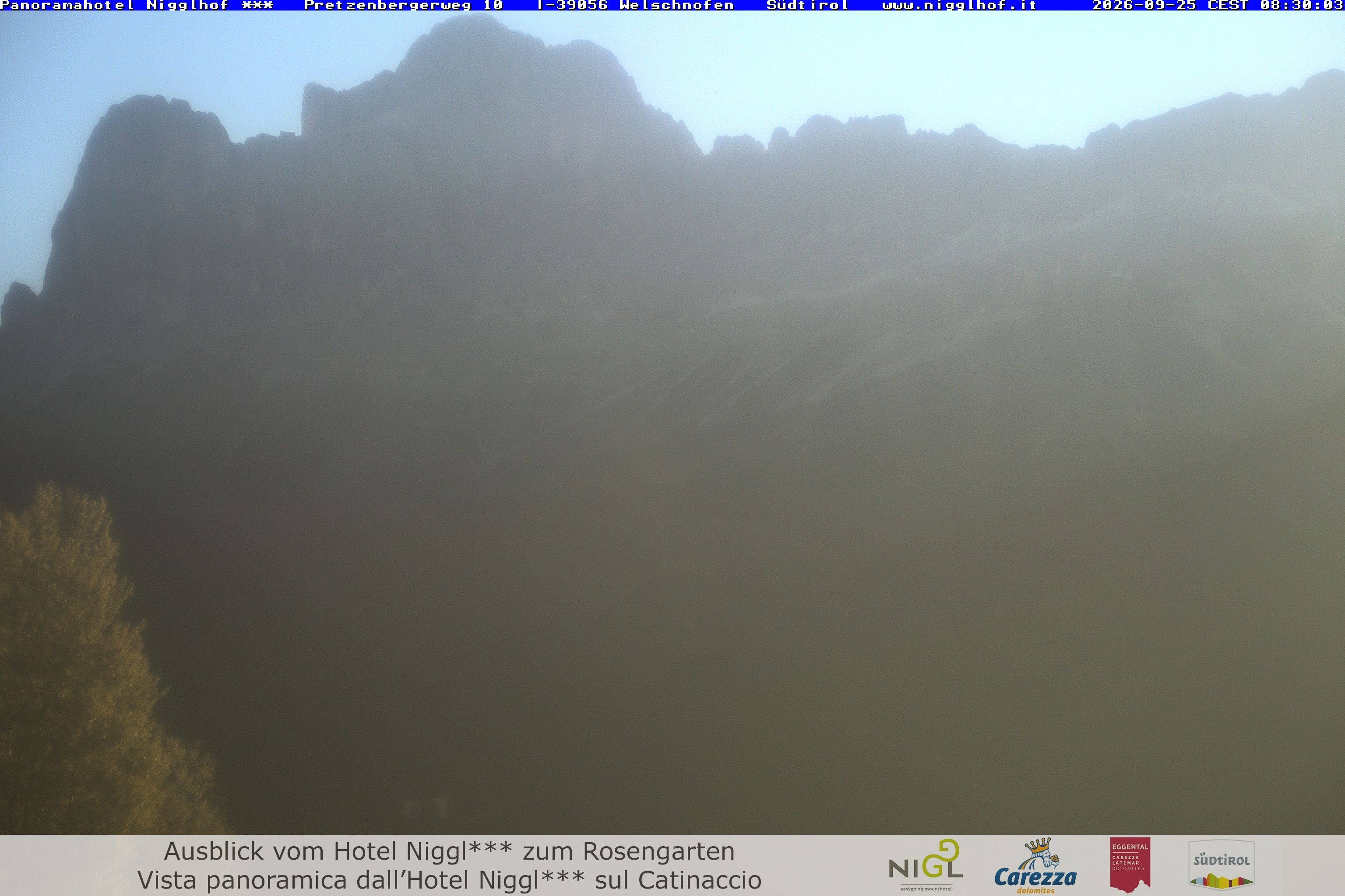 Archived image Webcam Welschnofen: Hotel Nigglhof