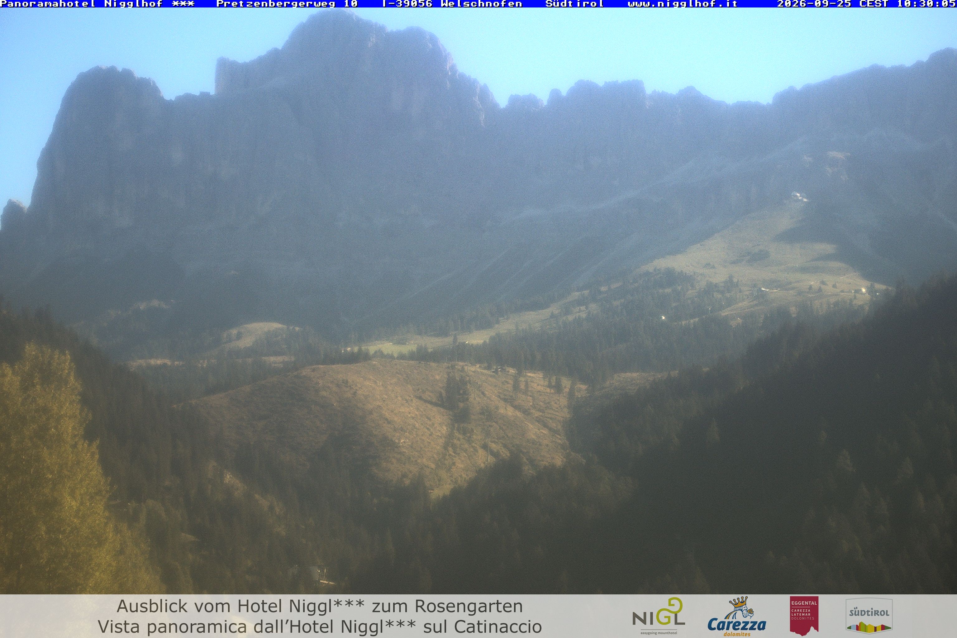 Archived image Webcam Welschnofen: Hotel Nigglhof
