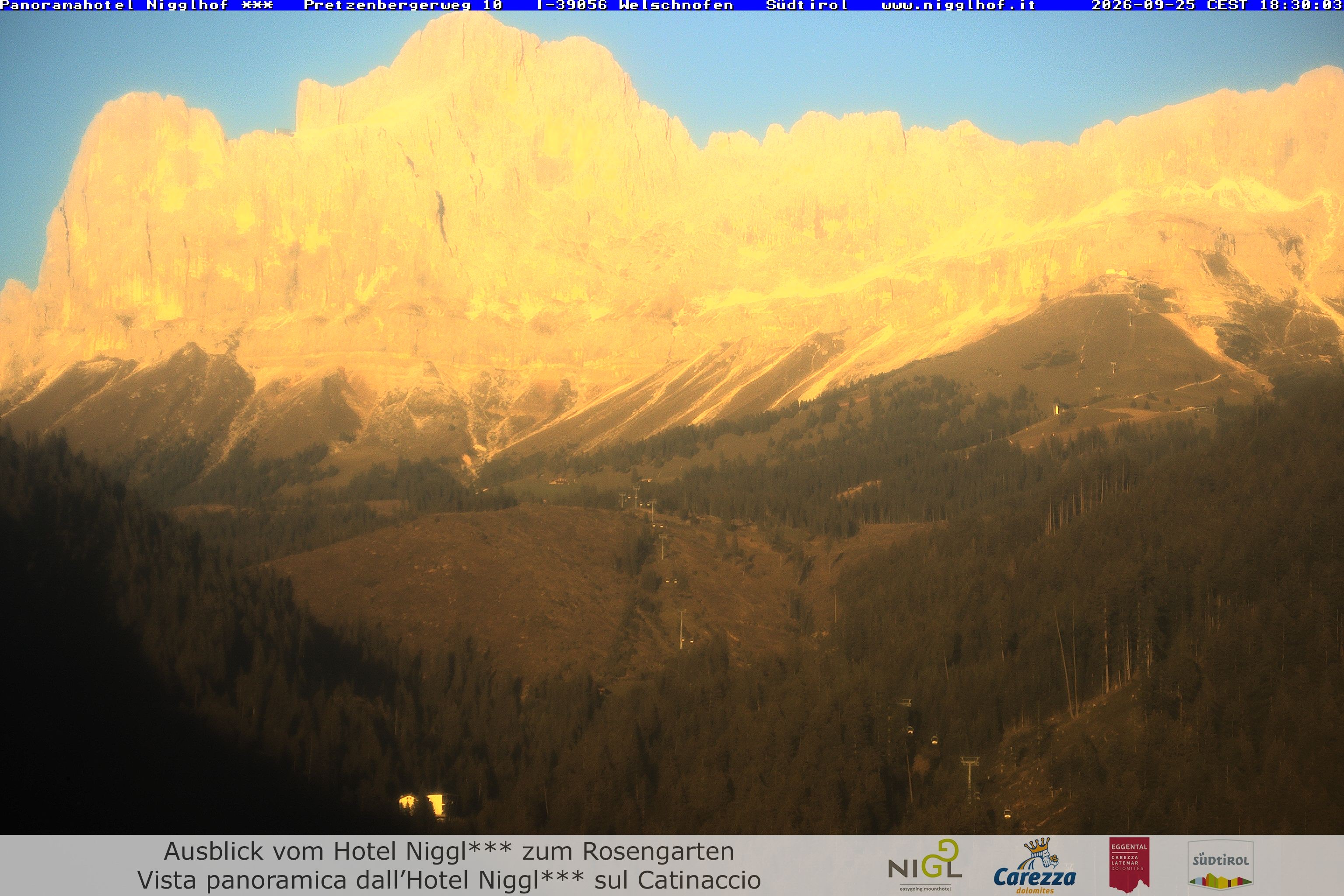 Archiv Foto Webcam Welschnofen: Hotel Nigglhof