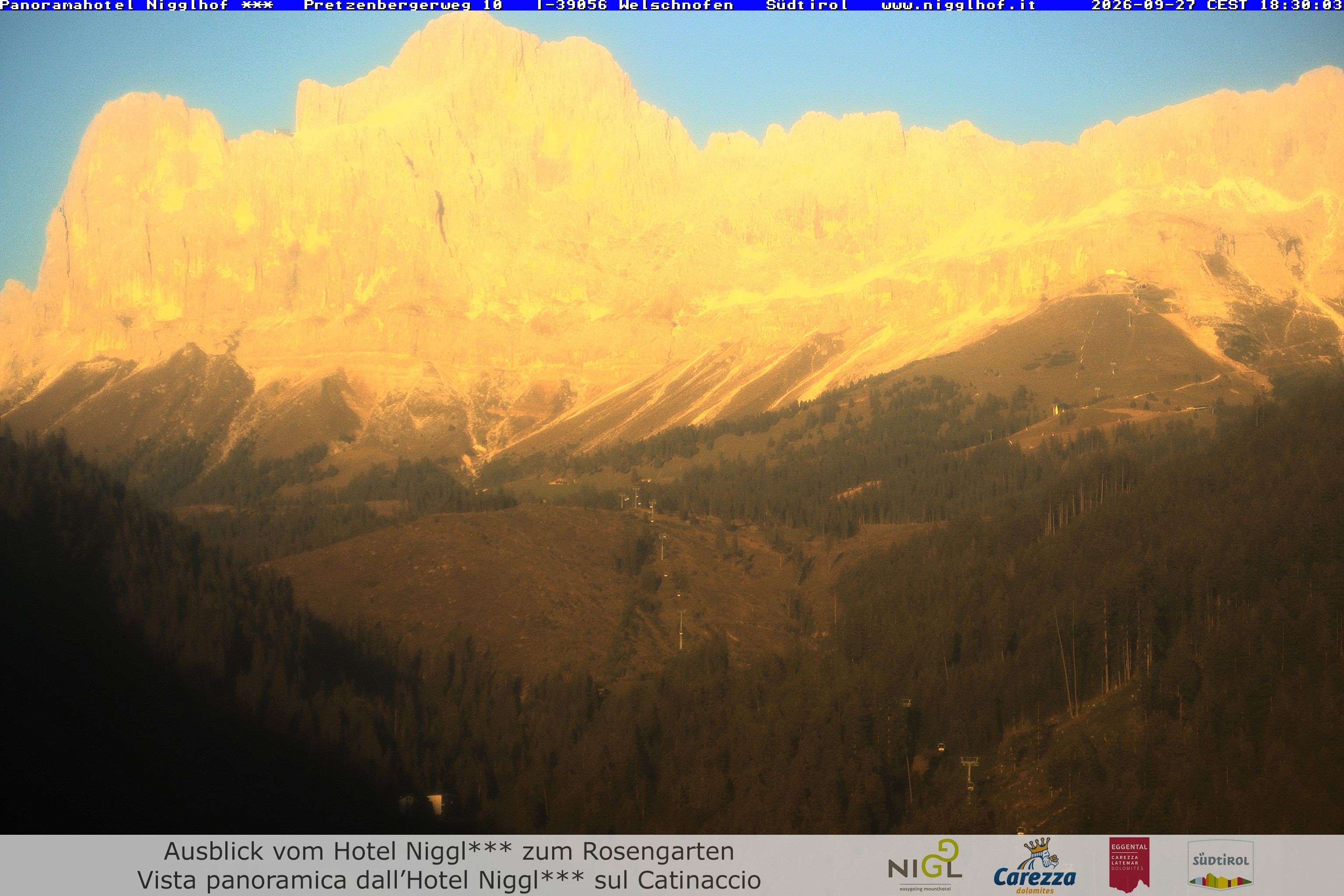 Archiv Foto Webcam Welschnofen: Hotel Nigglhof