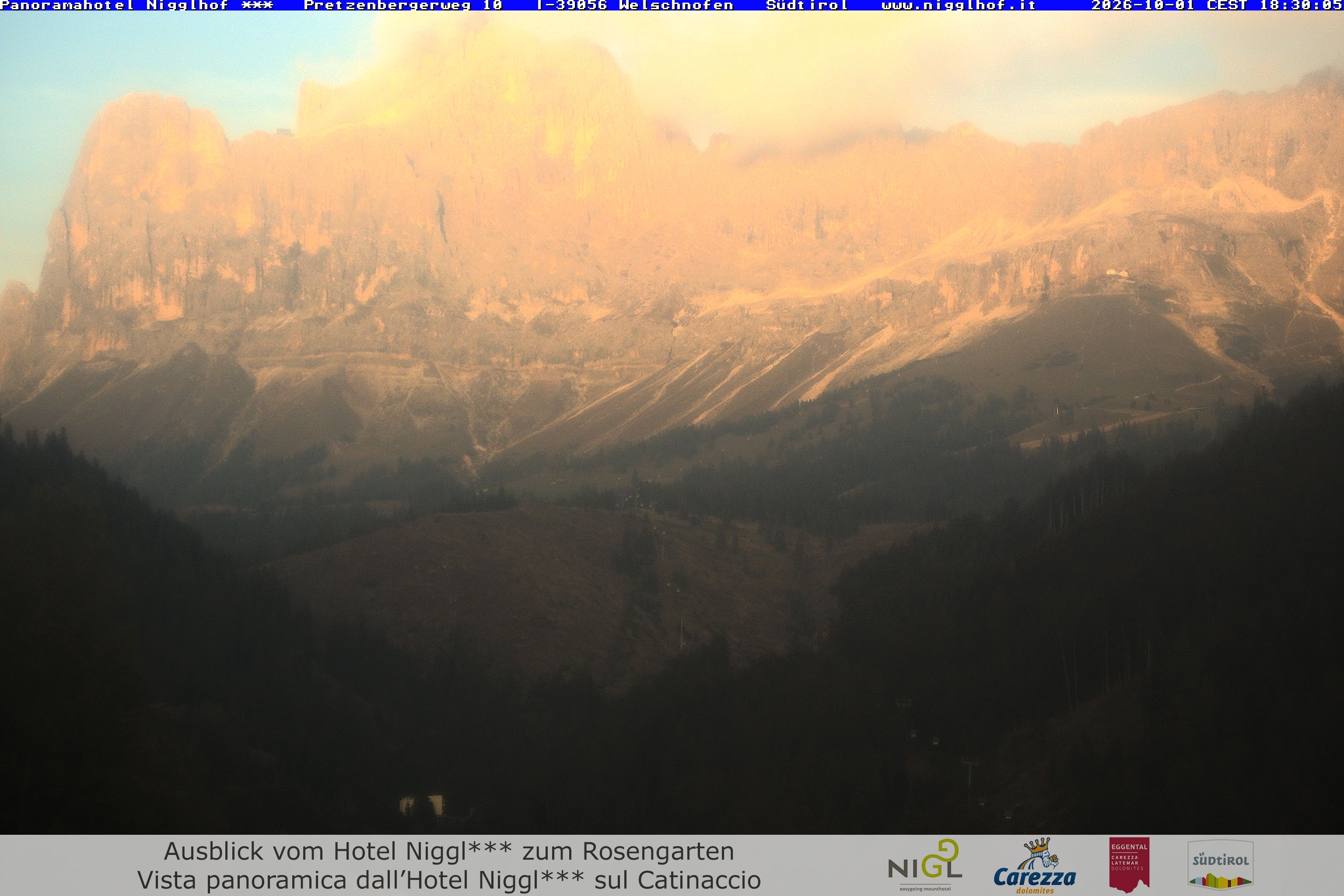 Archived image Webcam Welschnofen: Hotel Nigglhof