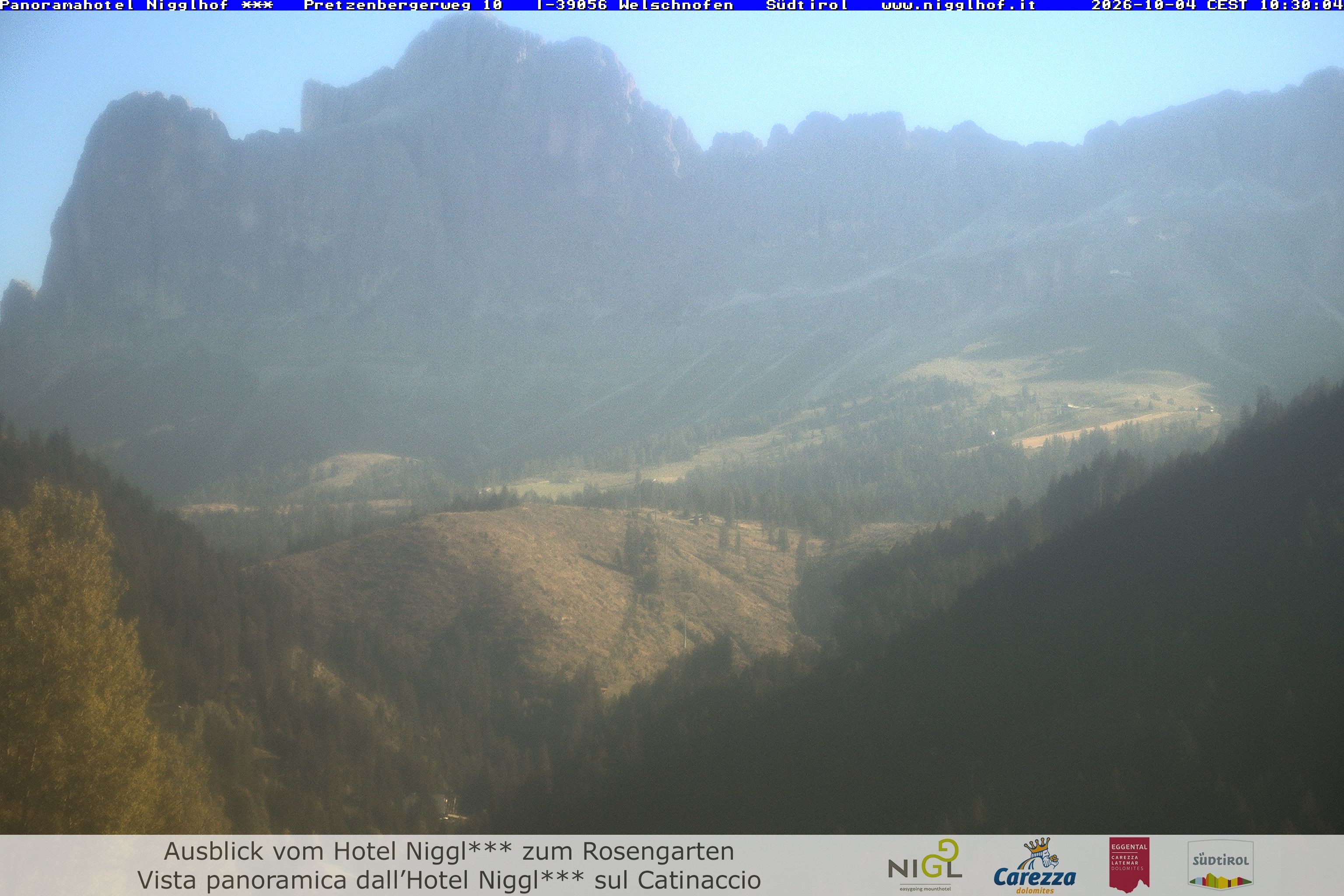 Archived image Webcam Welschnofen: Hotel Nigglhof