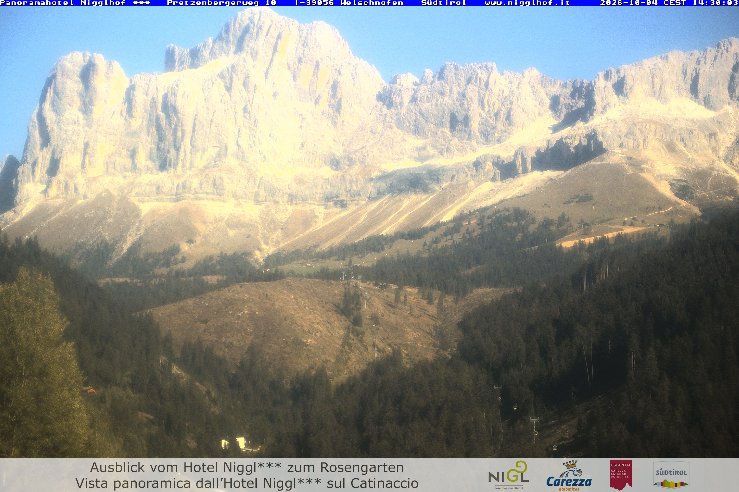 Archived image Webcam Welschnofen: Hotel Nigglhof