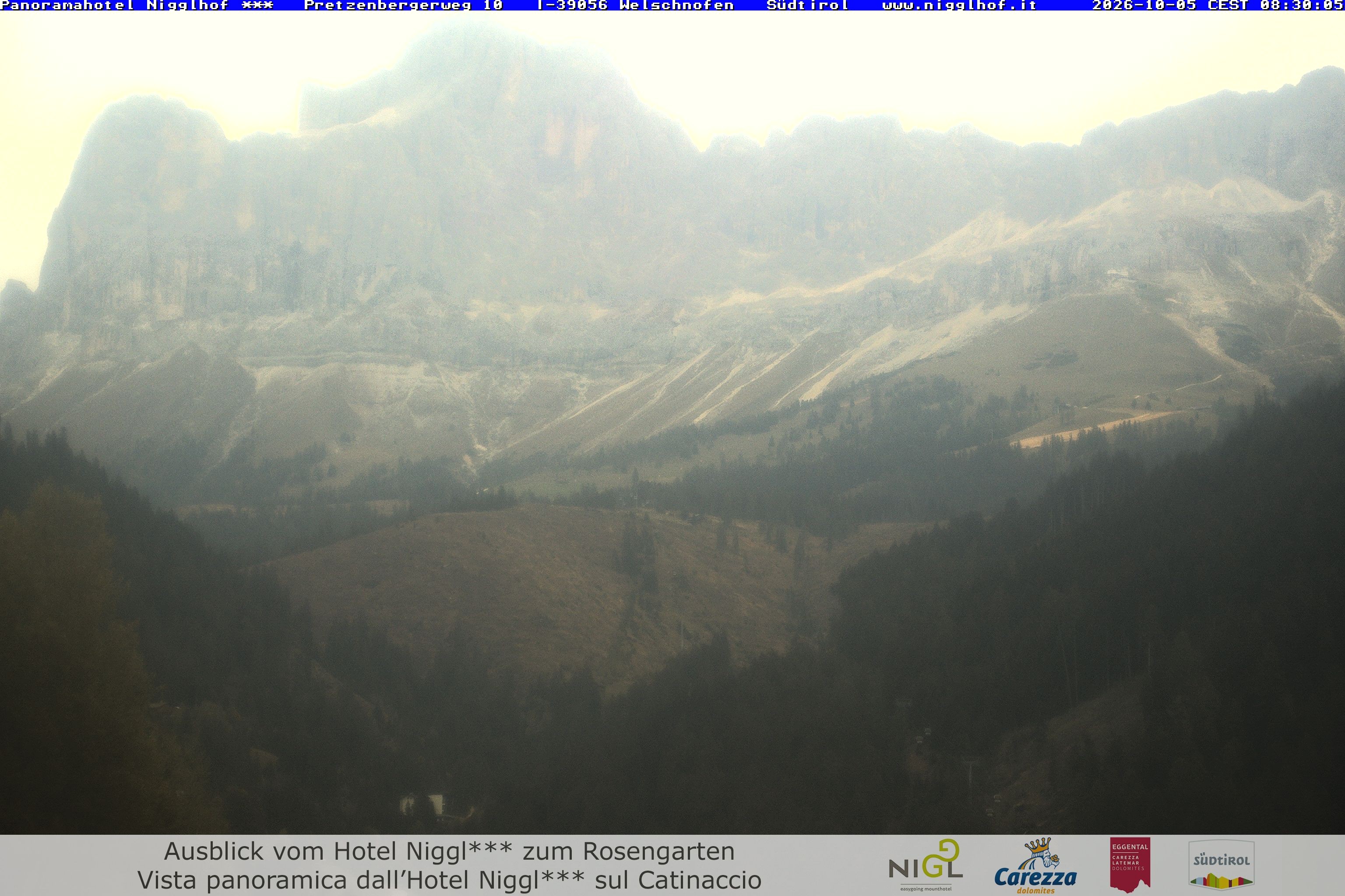 Archived image Webcam Welschnofen: Hotel Nigglhof