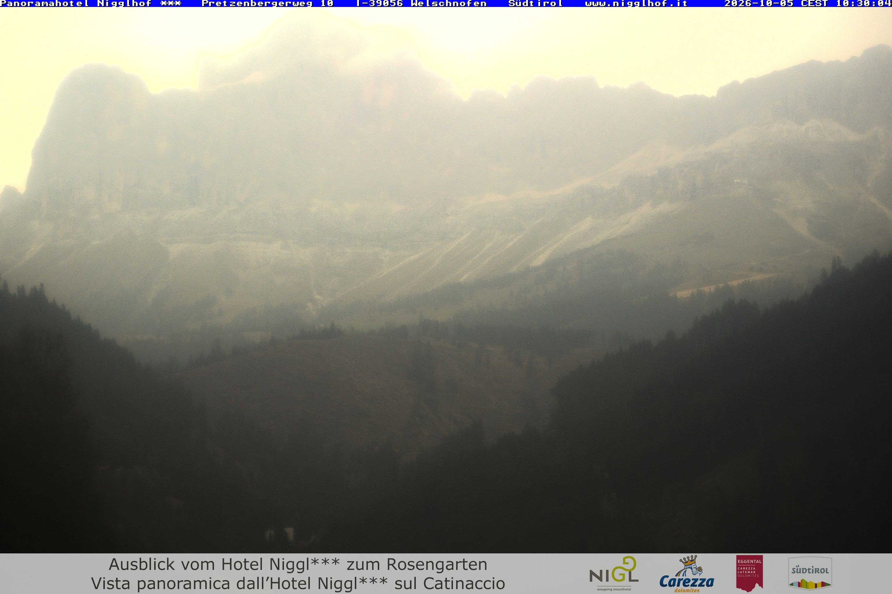 Archived image Webcam Welschnofen: Hotel Nigglhof