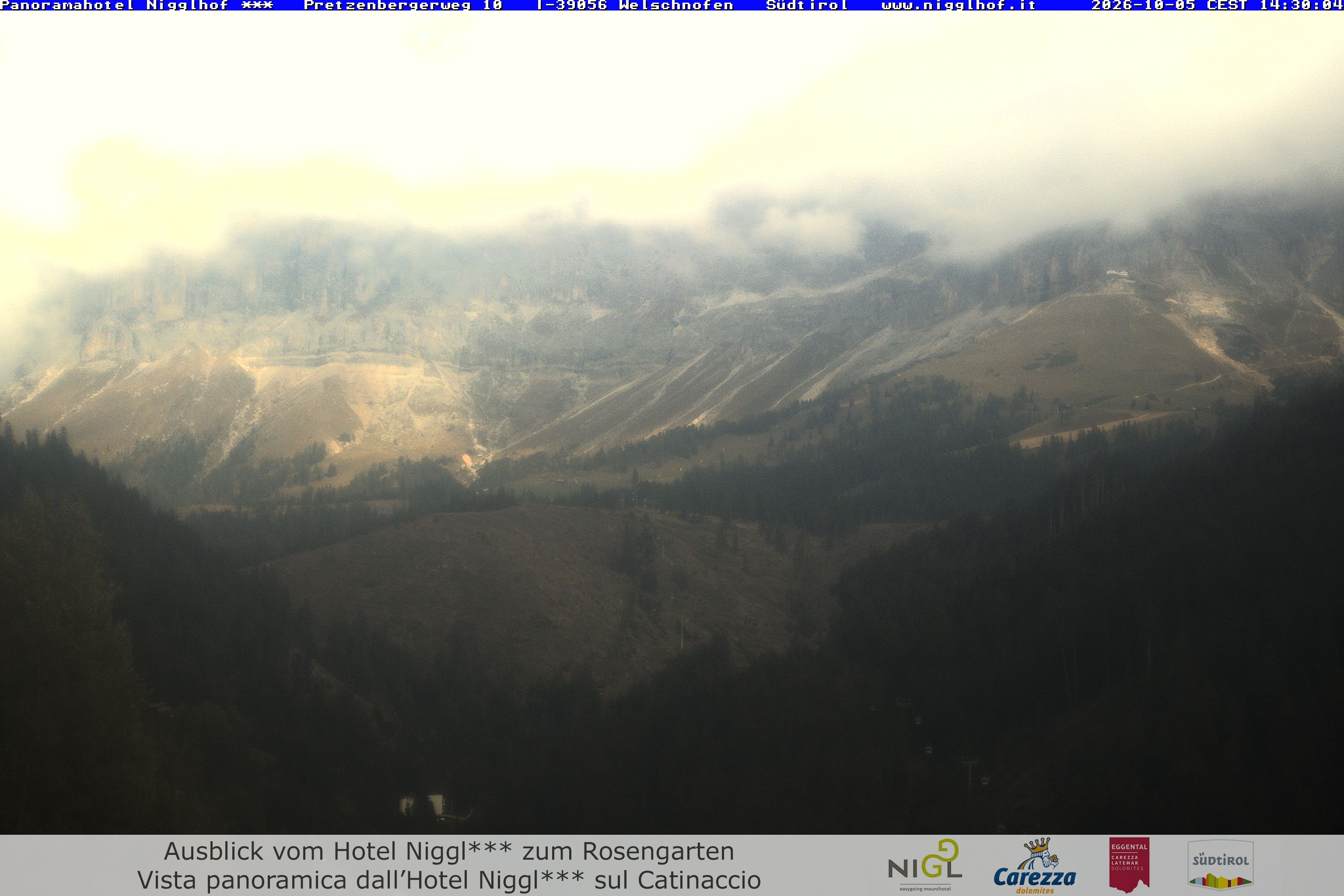Archived image Webcam Welschnofen: Hotel Nigglhof