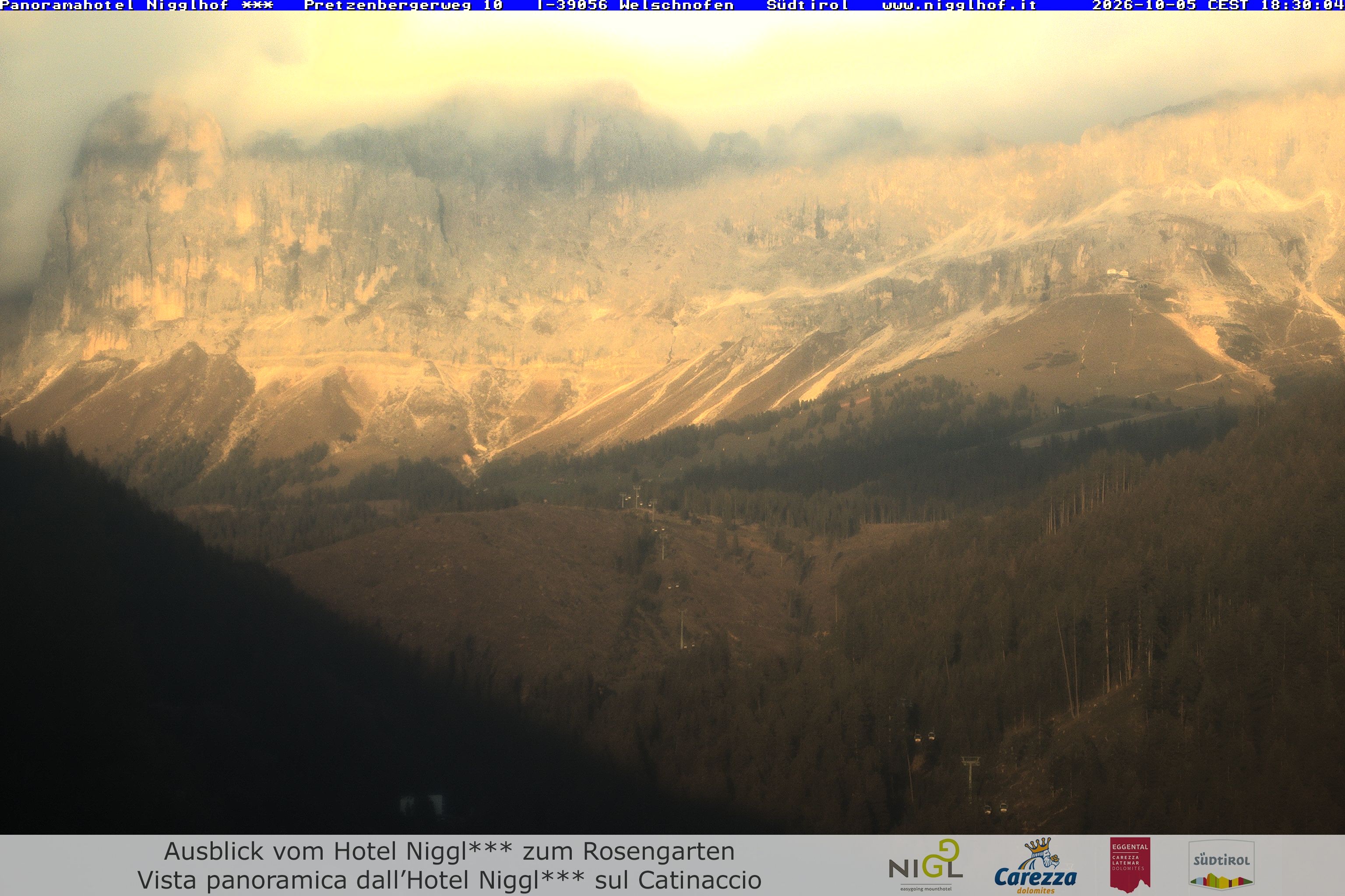 Archived image Webcam Welschnofen: Hotel Nigglhof