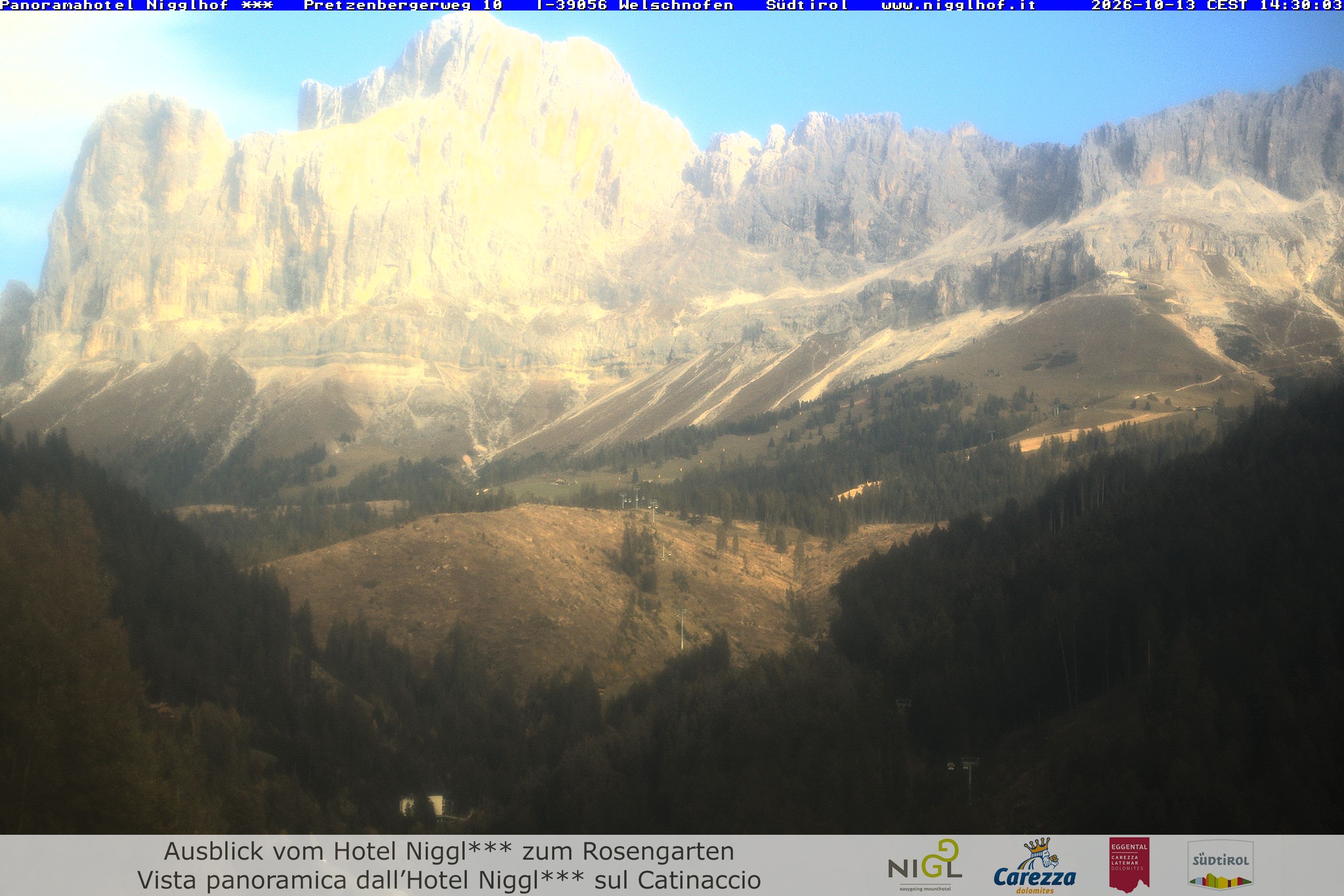 Archiv Foto Webcam Welschnofen: Hotel Nigglhof