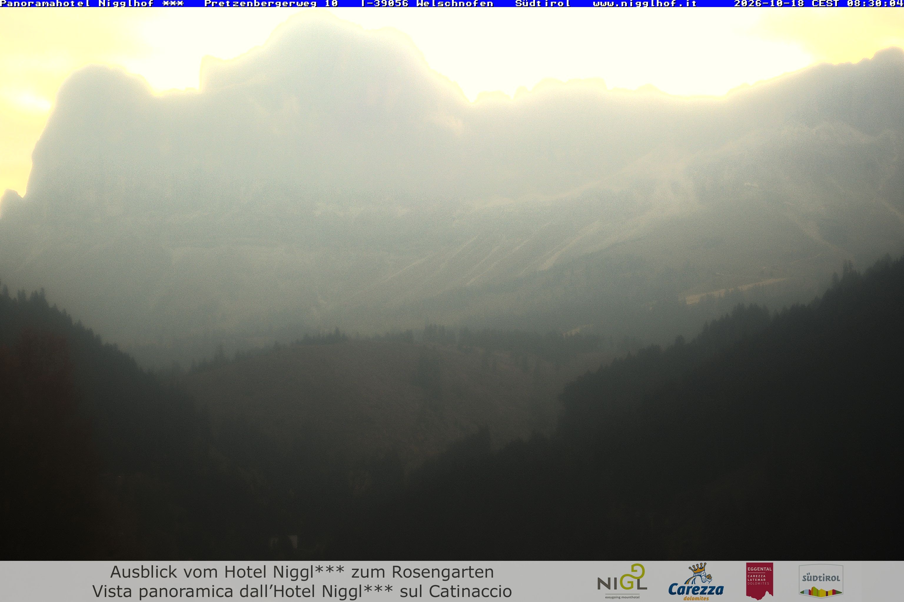 Archived image Webcam Welschnofen: Hotel Nigglhof