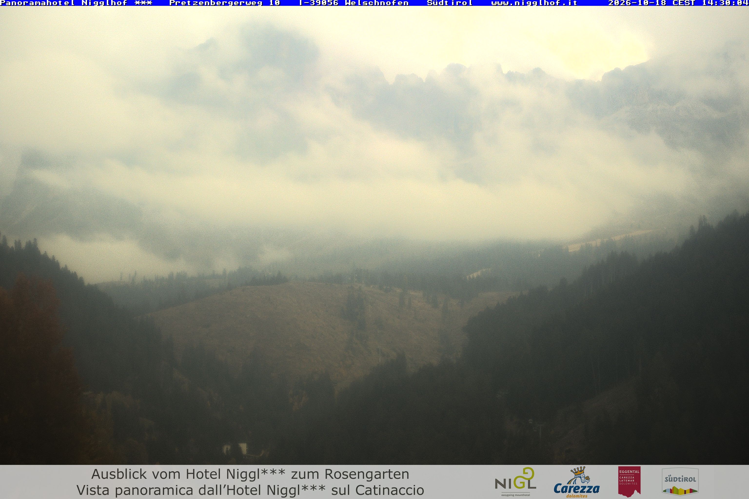 Archived image Webcam Welschnofen: Hotel Nigglhof