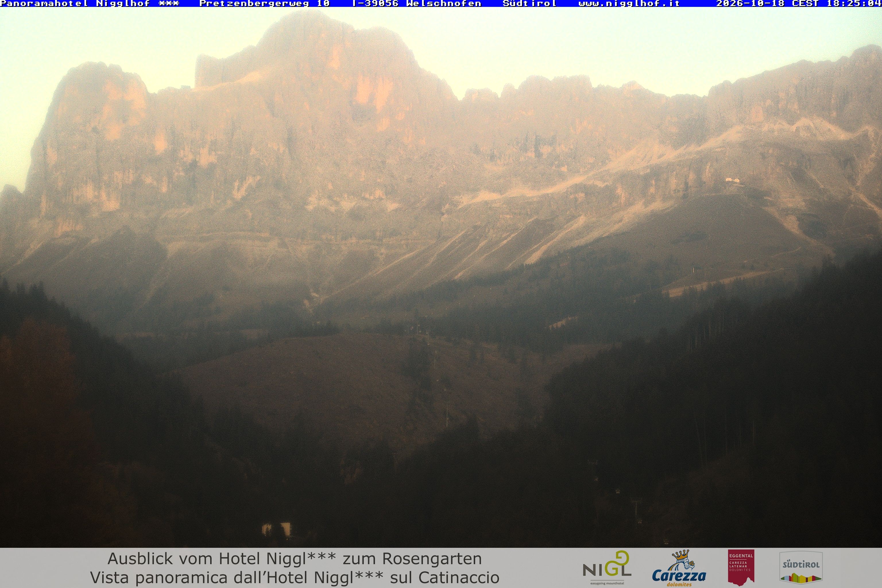 Archived image Webcam Welschnofen: Hotel Nigglhof