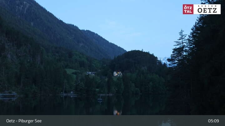Archiv Foto Webcam Piburger See im Ötztal