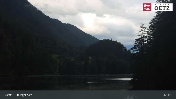 Archiv Foto Webcam Piburger See im Ötztal