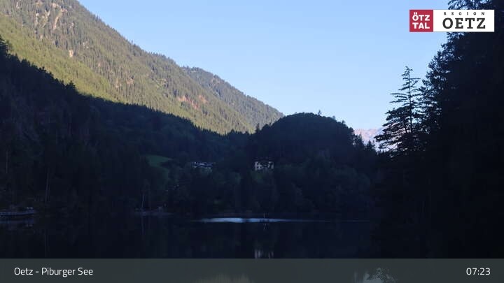 Archiv Foto Webcam Piburger See im Ötztal