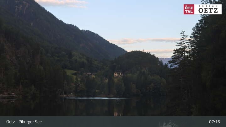Archiv Foto Webcam Piburger See im Ötztal
