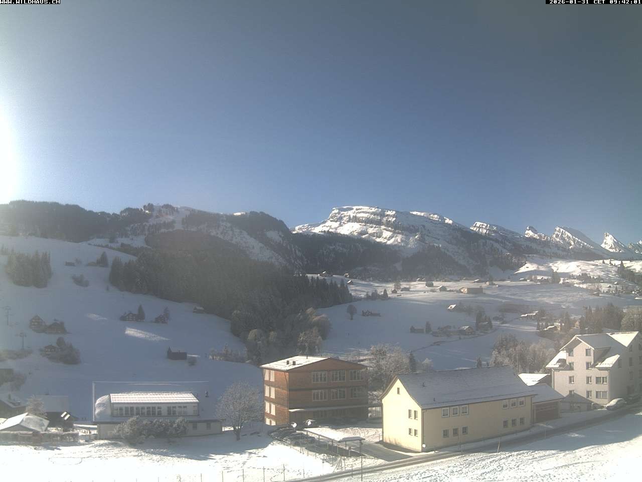 Archiv Foto Webcam Lisighaus, Wildhaus