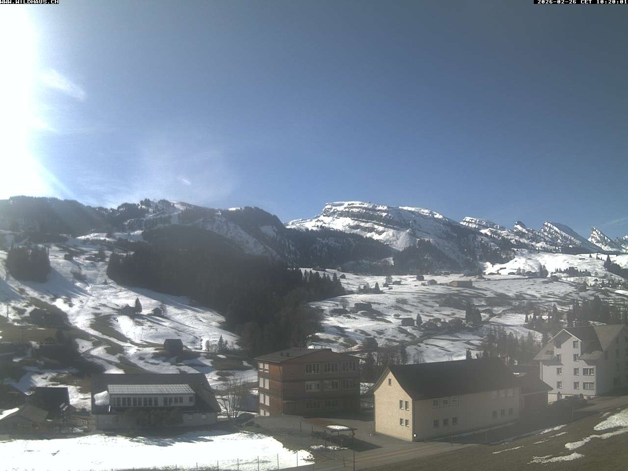 Archived image Webcam Lisighaus, Wildhaus