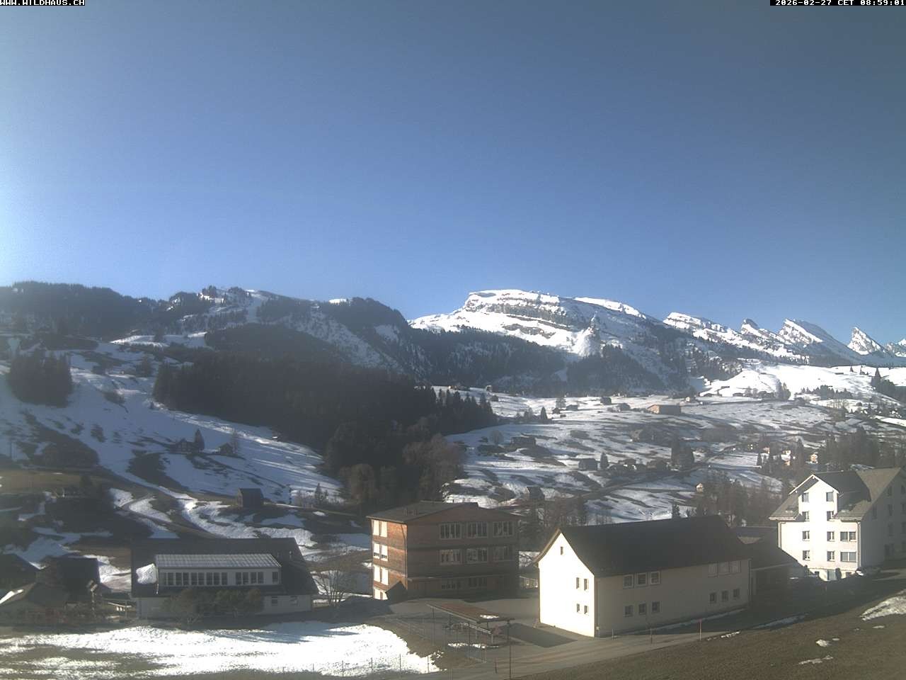 Archiv Foto Webcam Lisighaus, Wildhaus