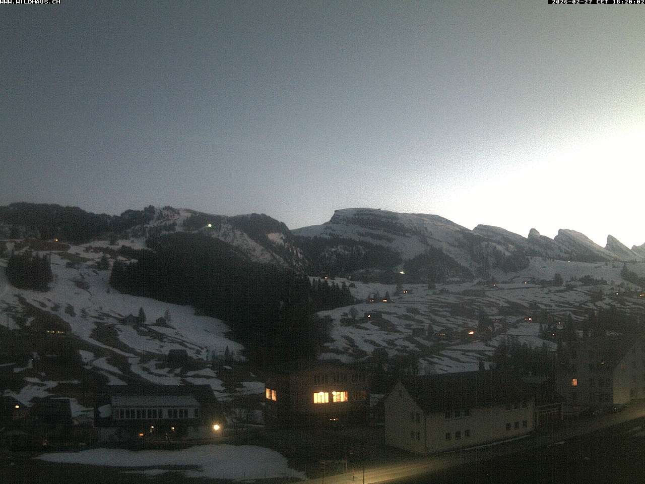 Archiv Foto Webcam Lisighaus, Wildhaus