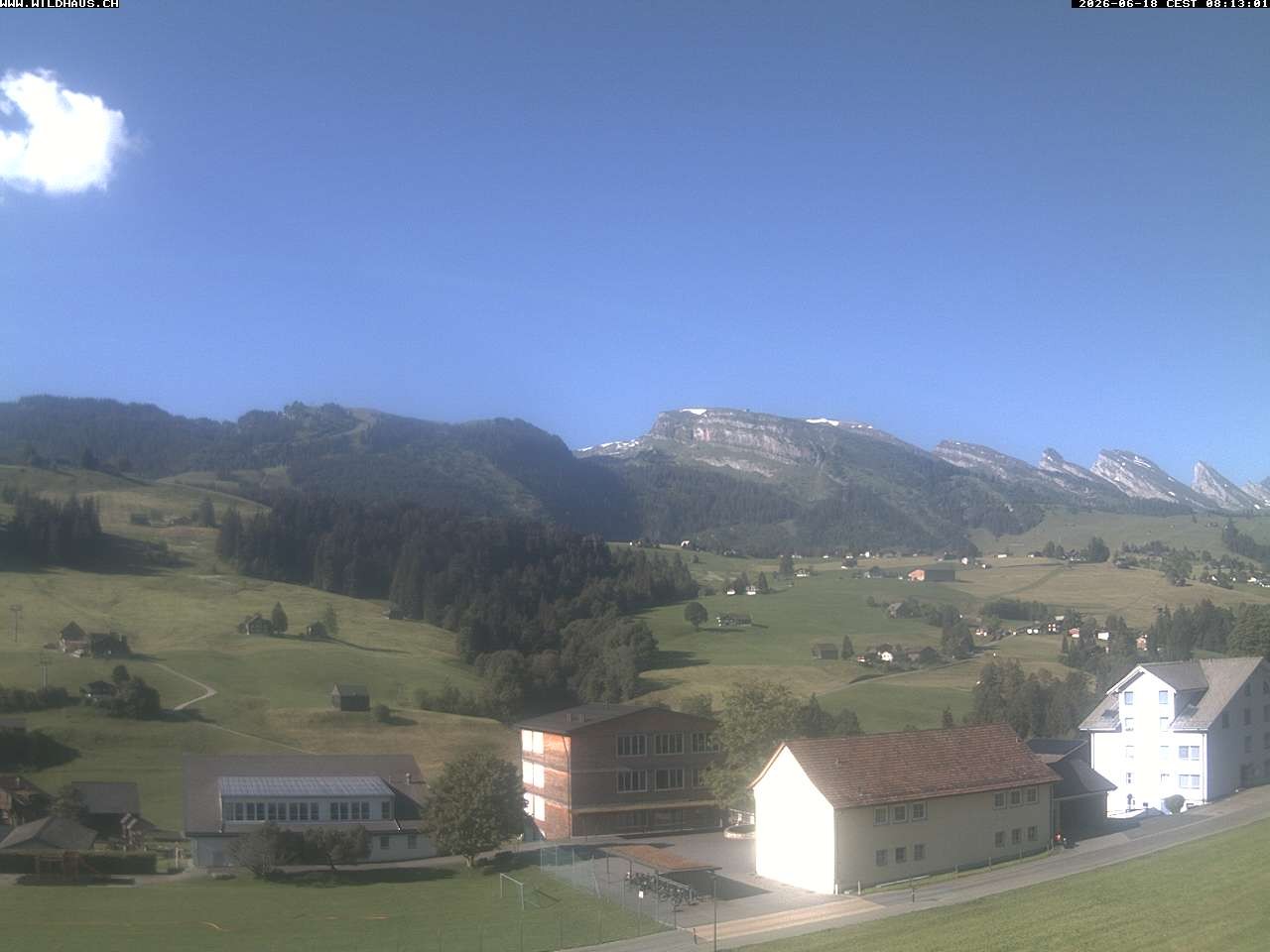 Archiv Foto Webcam Lisighaus, Wildhaus