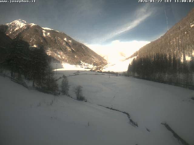 Archived image Webcam View from Hotel Josephus - Schnalstal