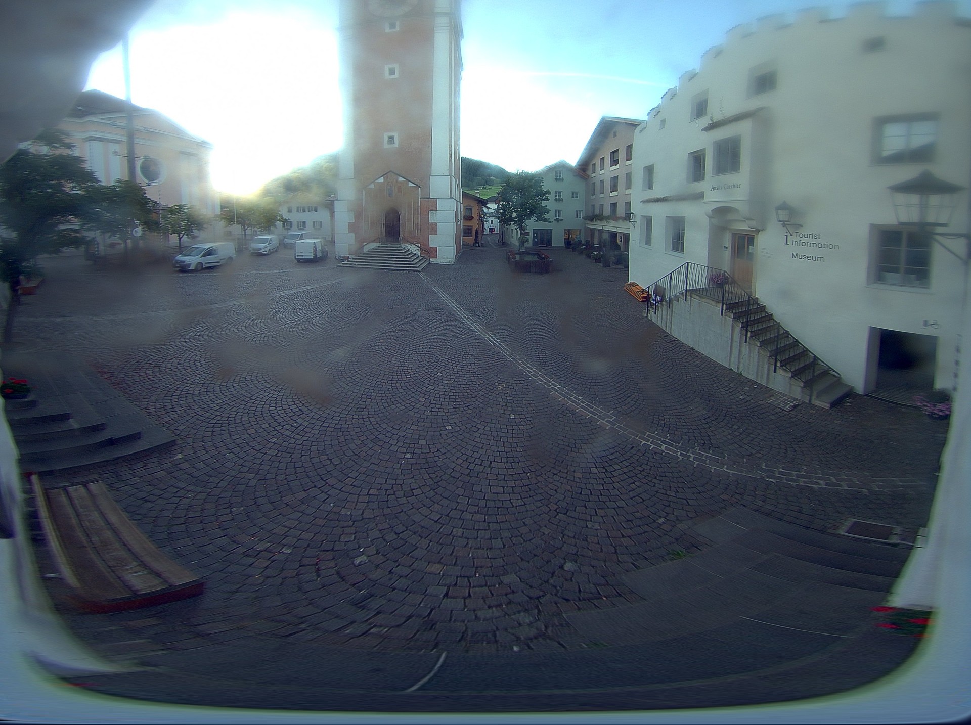 Archived image Webcam Castelrotto/Kastelruth village square, South Tyrol