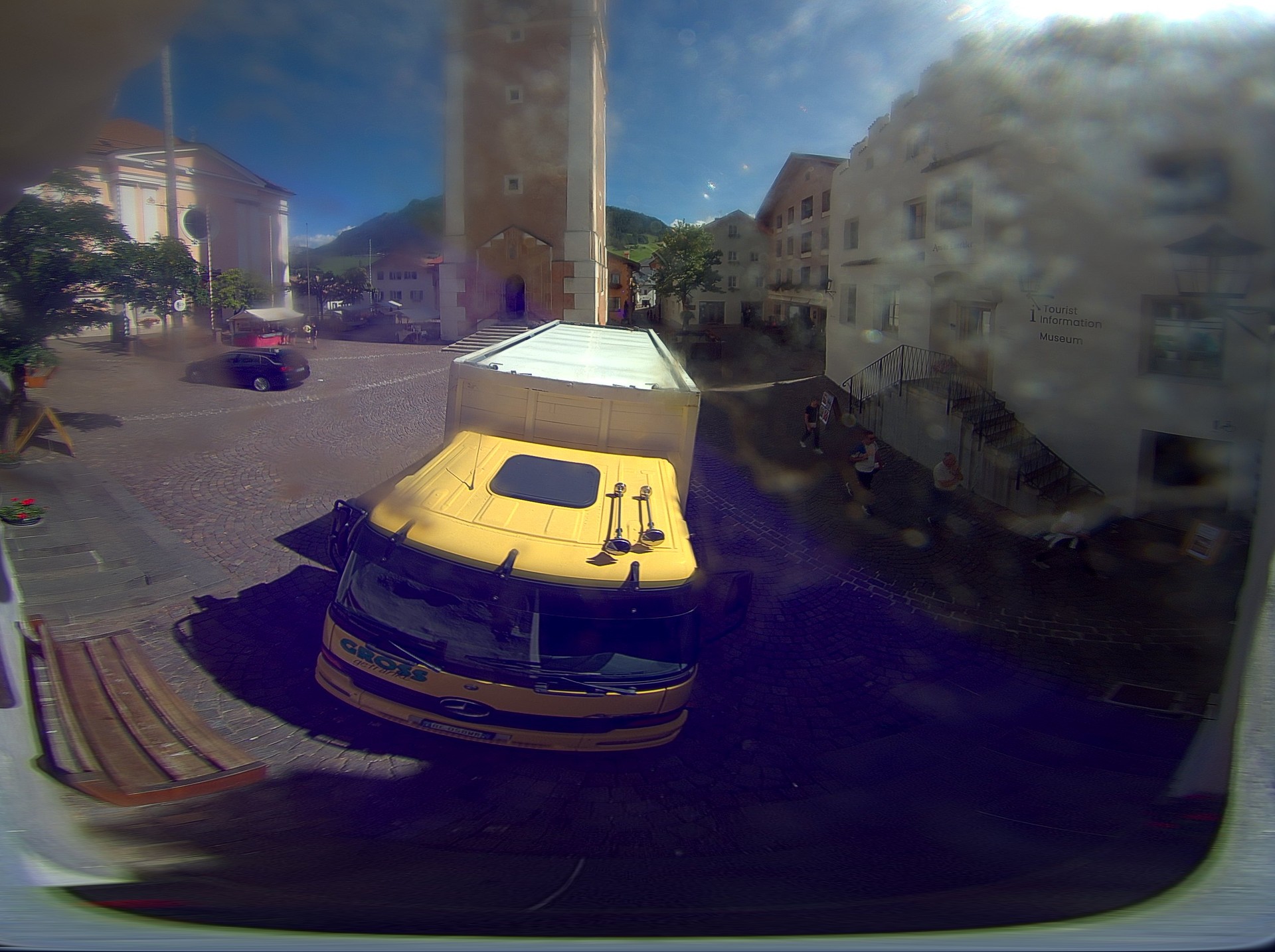 Archived image Webcam Castelrotto/Kastelruth village square, South Tyrol