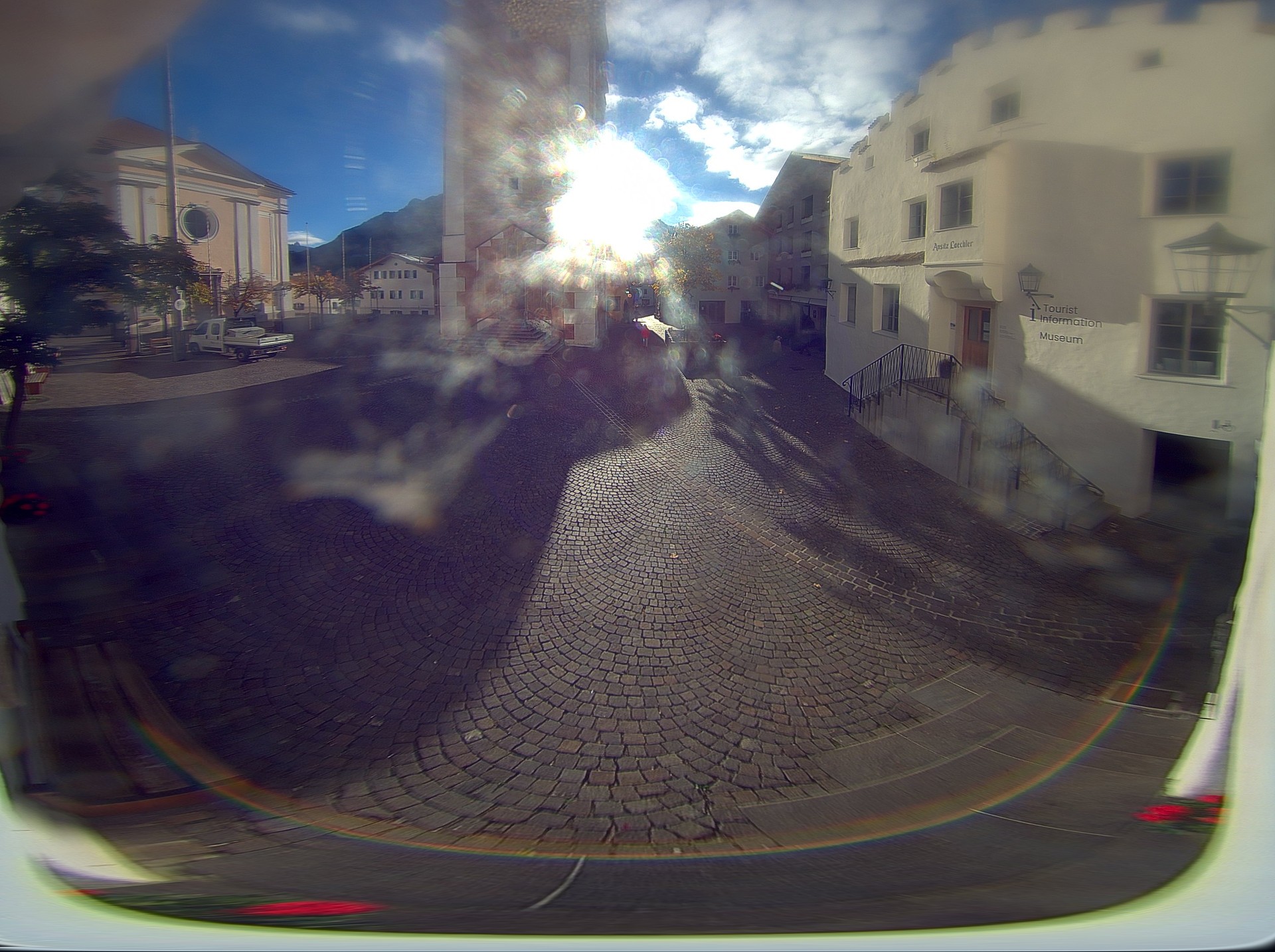 Archived image Webcam Castelrotto/Kastelruth village square, South Tyrol
