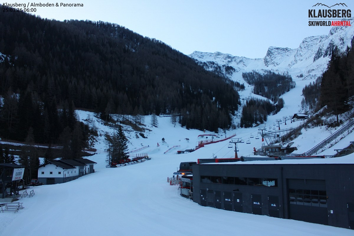 Archived image Webcam base station Almboden, Cadipietra/Steinhaus