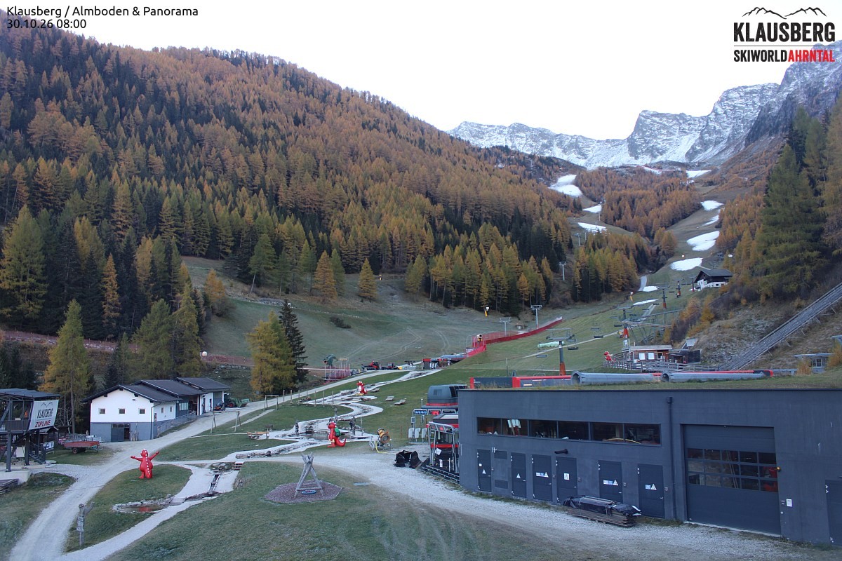 Archived image Webcam base station Almboden, Cadipietra/Steinhaus