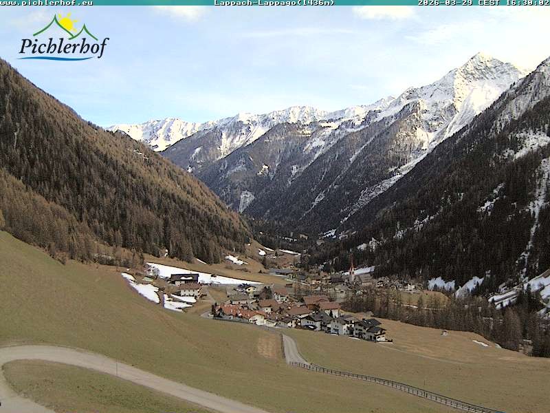 Archiv Foto Webcam Pichlerhof, Tauferer Ahnrtal