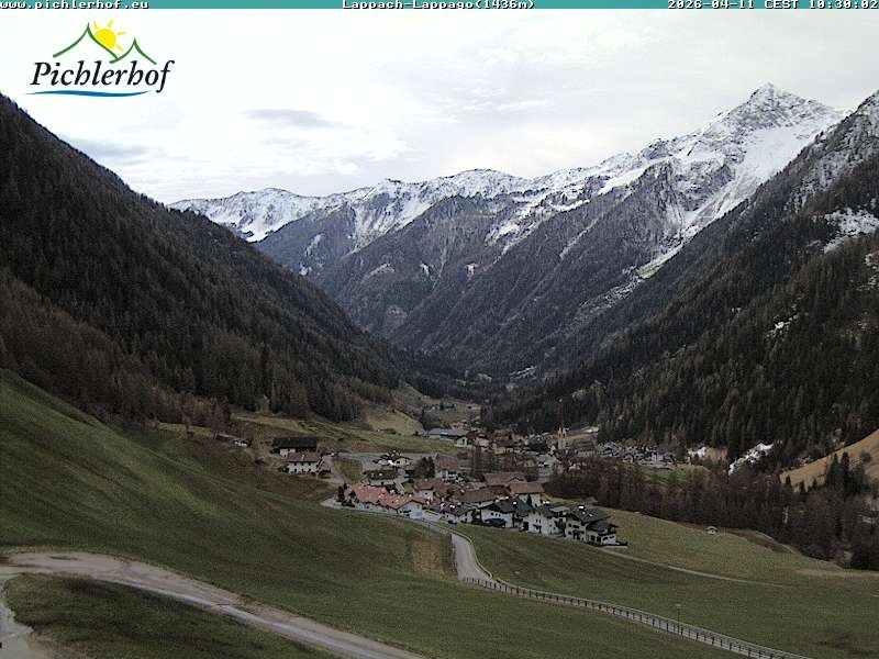 Archived image Webcam hotel Pichlerhof, Ahrntal valley
