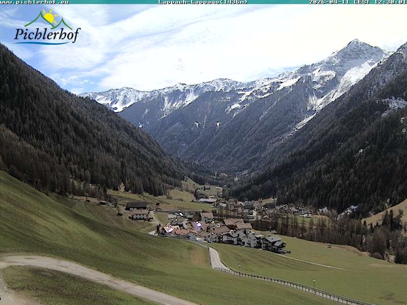 Archiv Foto Webcam Pichlerhof, Tauferer Ahnrtal
