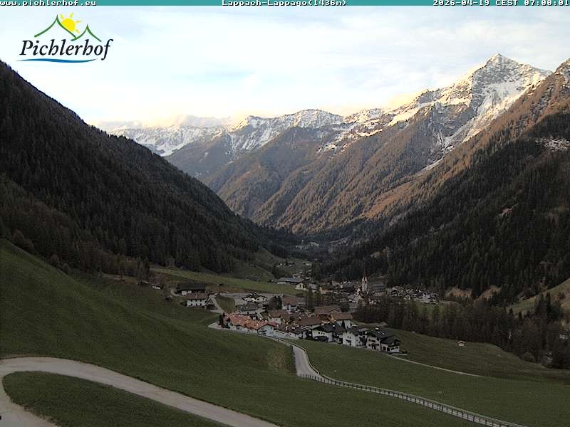 Archiv Foto Webcam Pichlerhof, Tauferer Ahnrtal