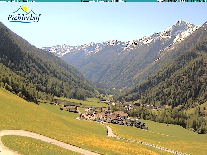 Archiv Foto Webcam Pichlerhof, Tauferer Ahnrtal