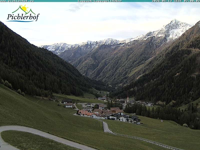 Archiv Foto Webcam Pichlerhof, Tauferer Ahnrtal