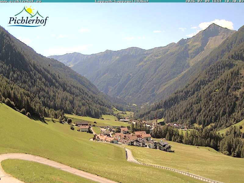 Archiv Foto Webcam Pichlerhof, Tauferer Ahnrtal